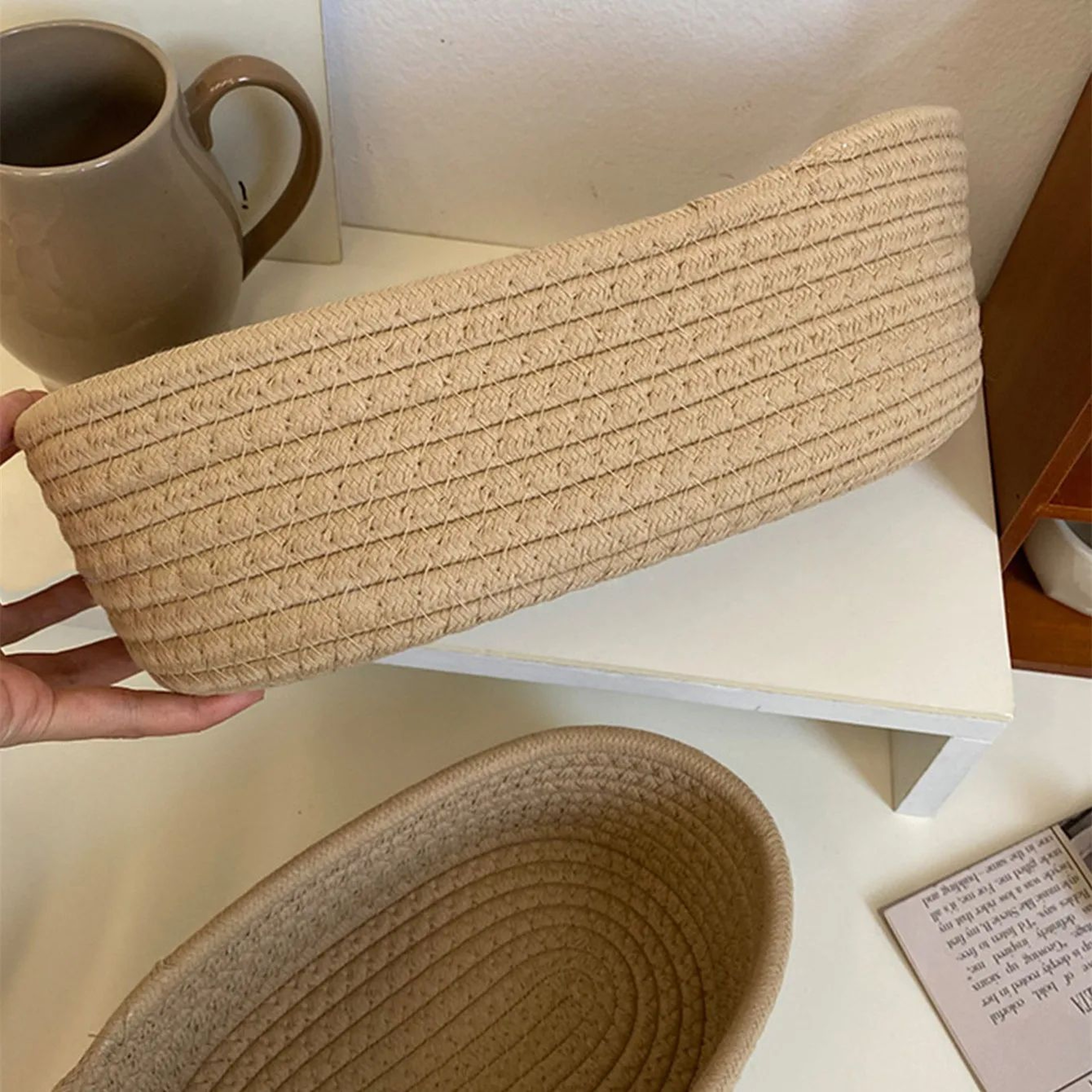 Woven Multifunctional Storage Basket Organizer 3