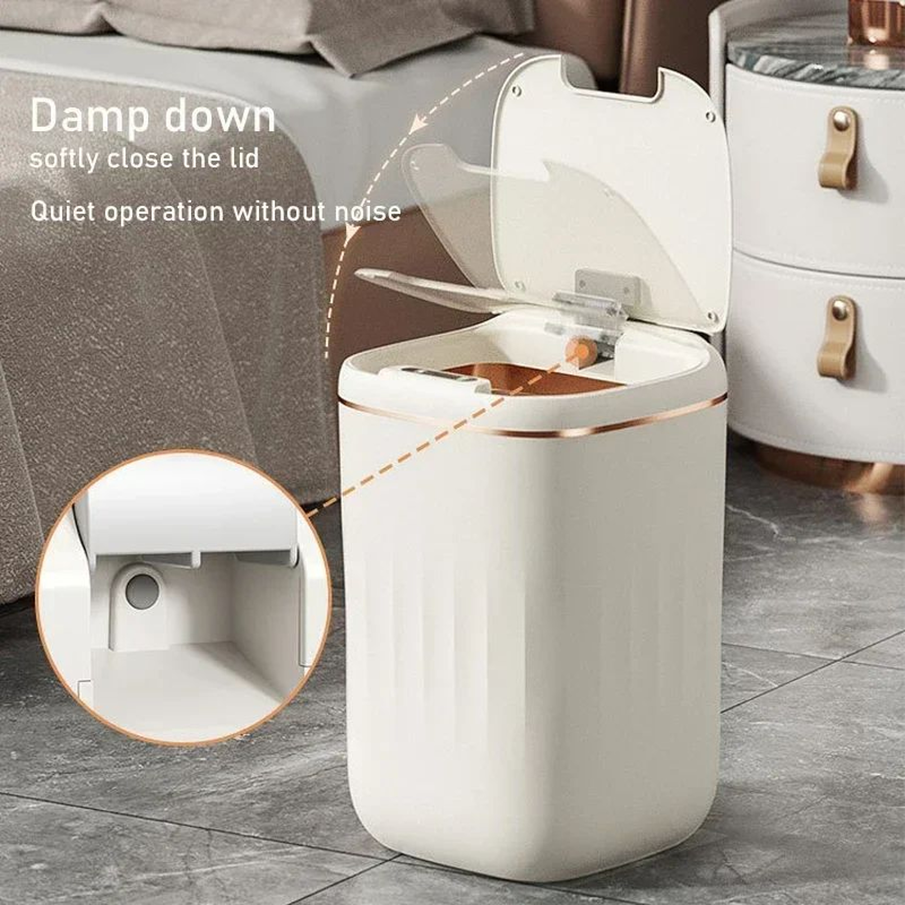 20L Automatic Smart Sensor Trash Can Waterproof Large Capacity 2