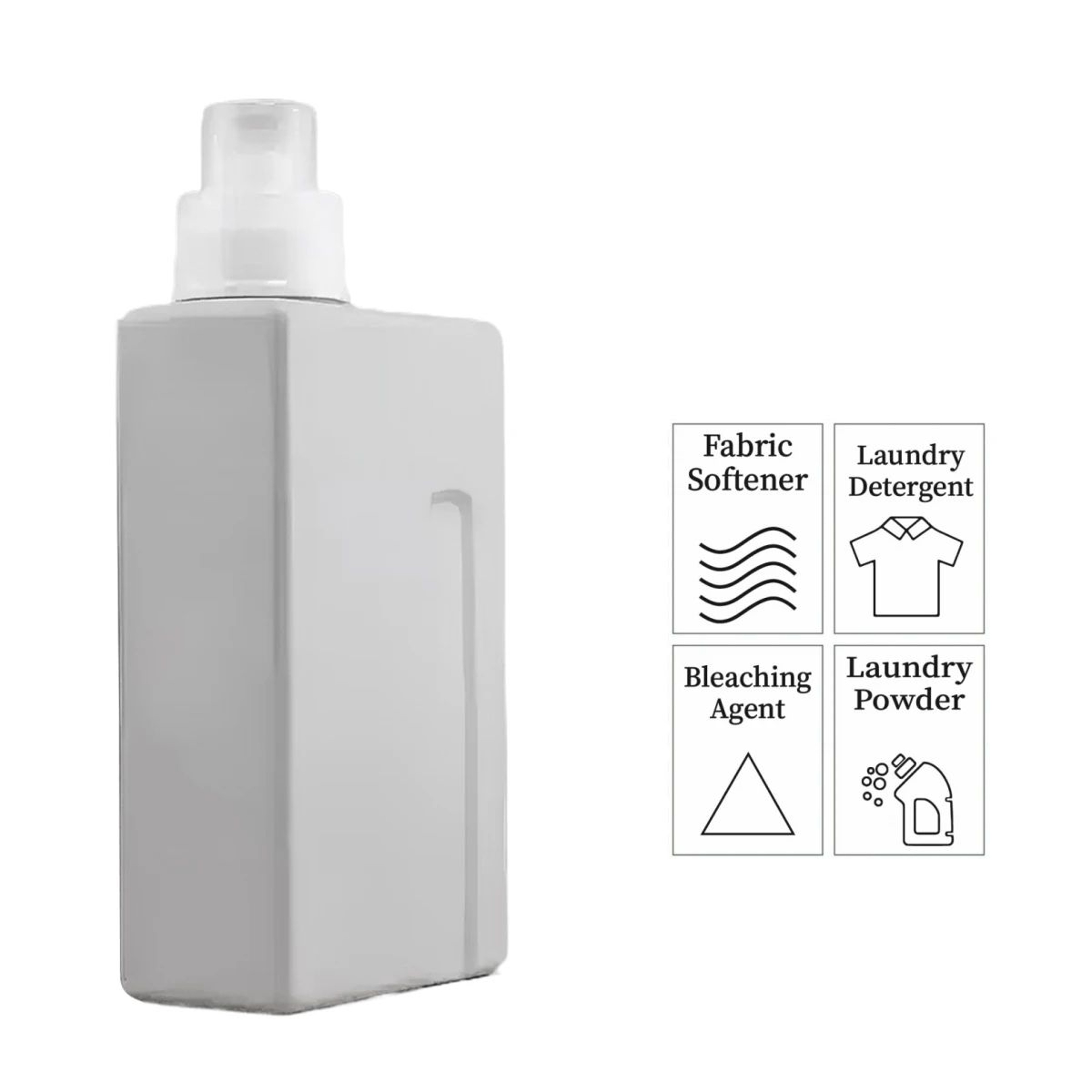 1000 Ml Refillable Laundry Detergent Dispenser Bottle 6