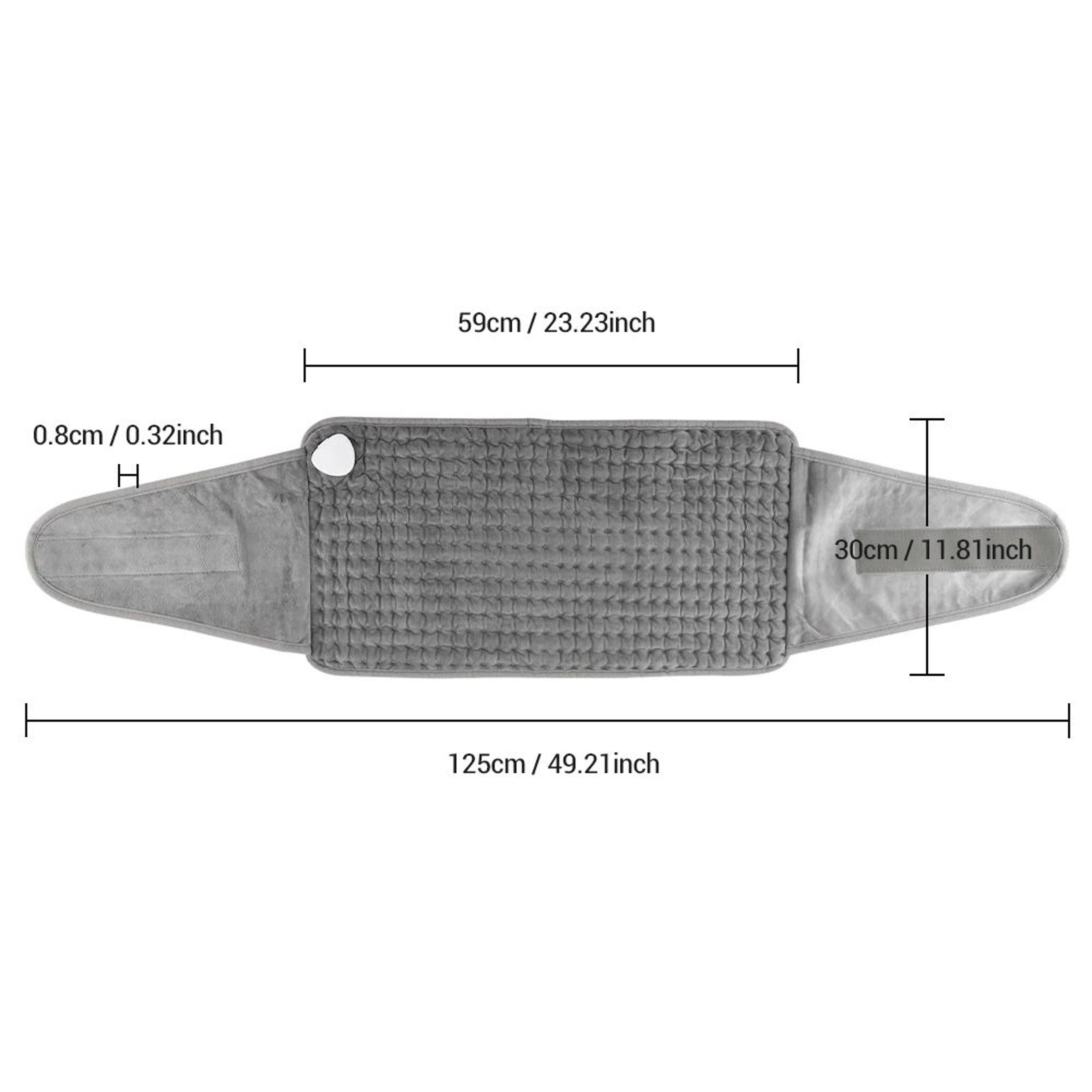 Electric Heated Back Support Belt With Adjustable Temperature 14