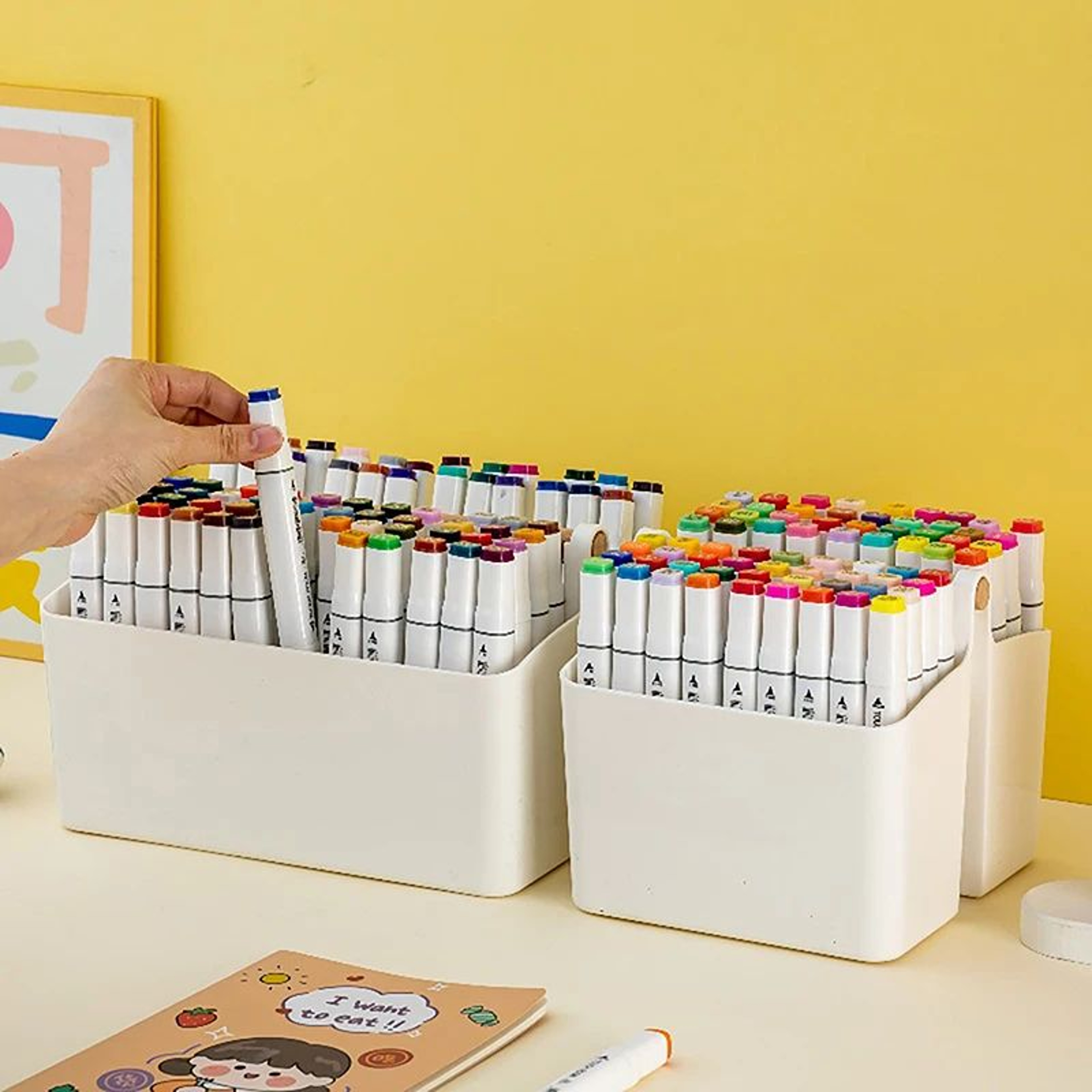Portable Multifunctional Desktop Storage Holder 2