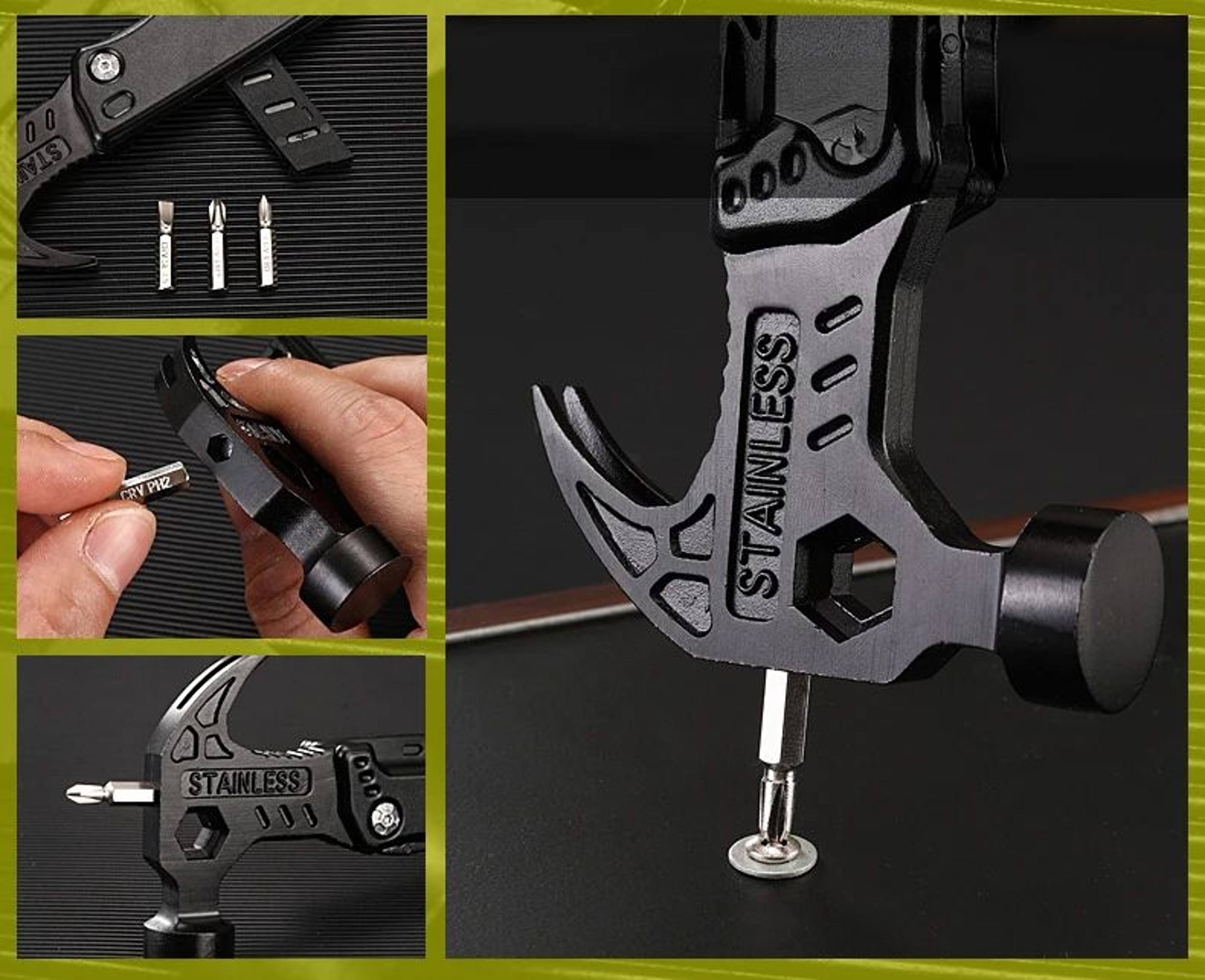 Outdoor MultiFunctional Folding Claw Hammer 10