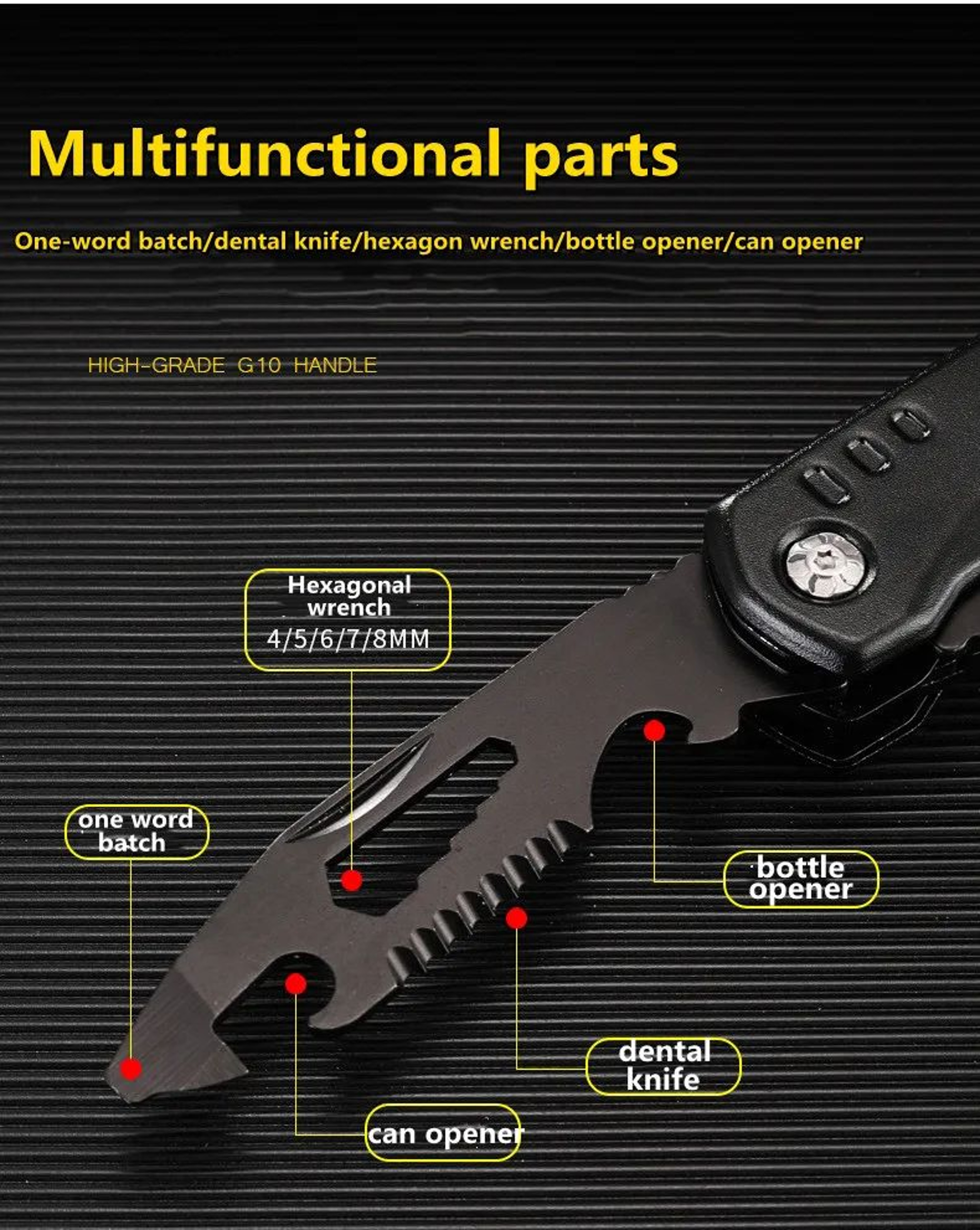 Outdoor MultiFunctional Folding Claw Hammer 11