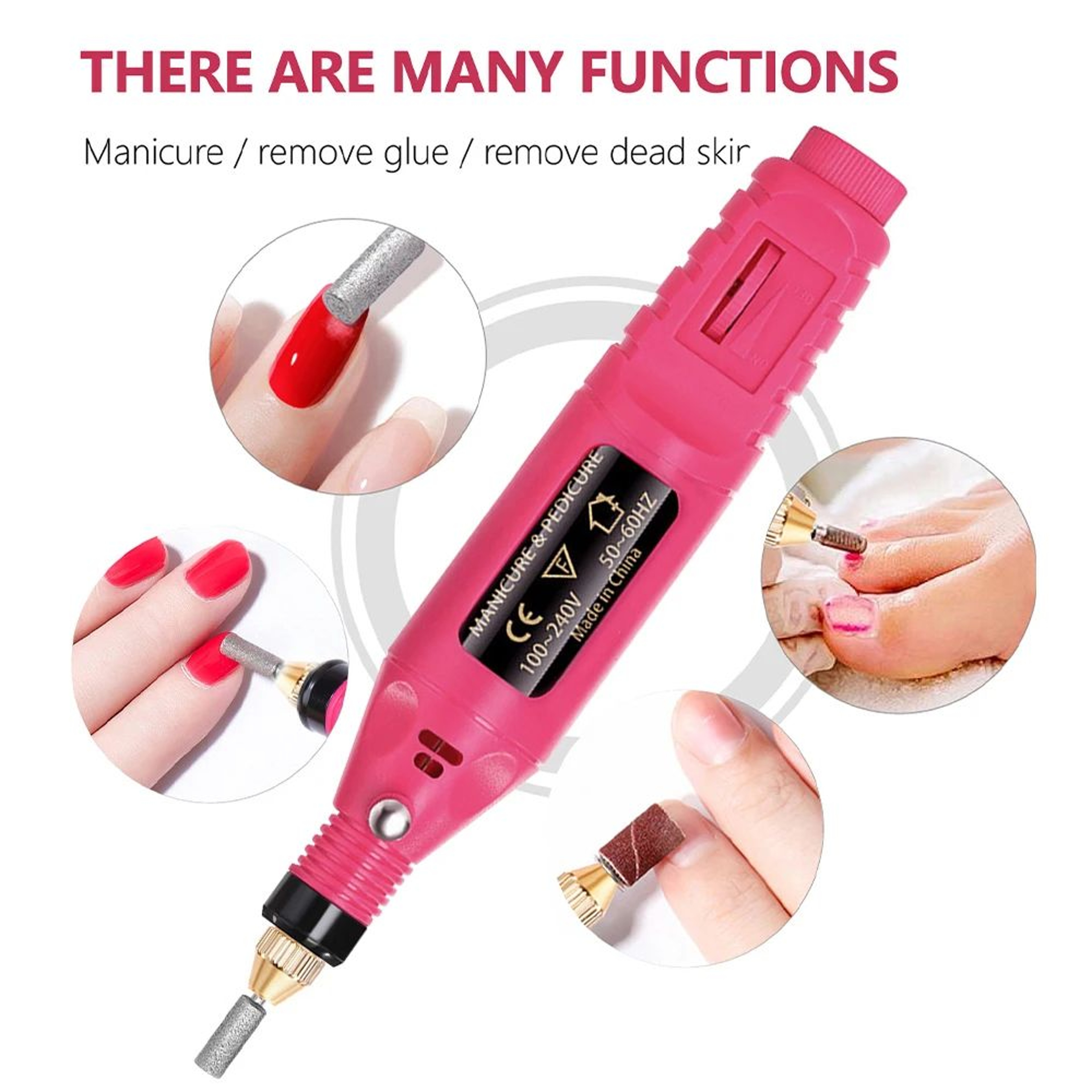 LULAA Electric Nail Drill Machine Set 3