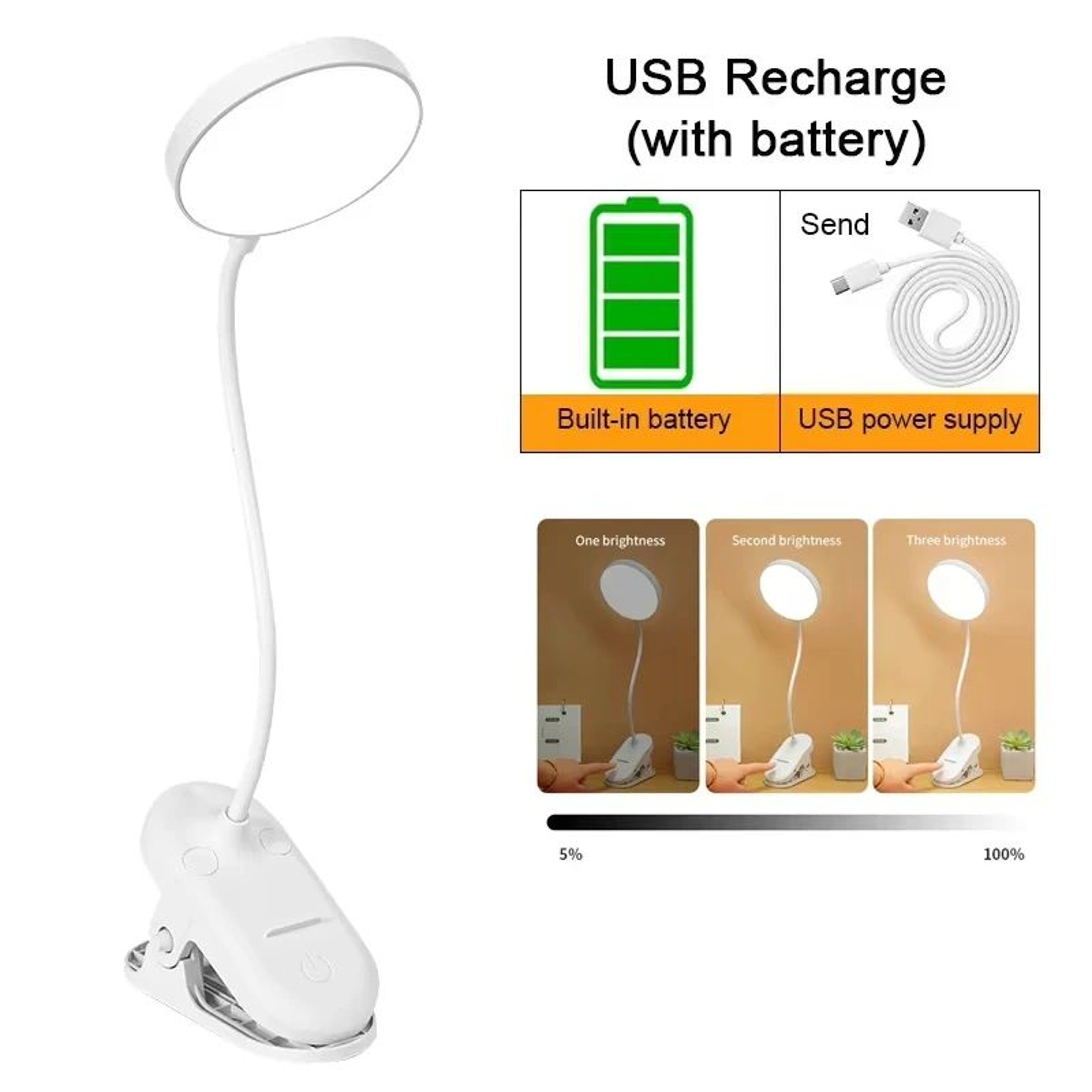 USB Rechargeable Touch LED Atmosphere Night Lamp 17