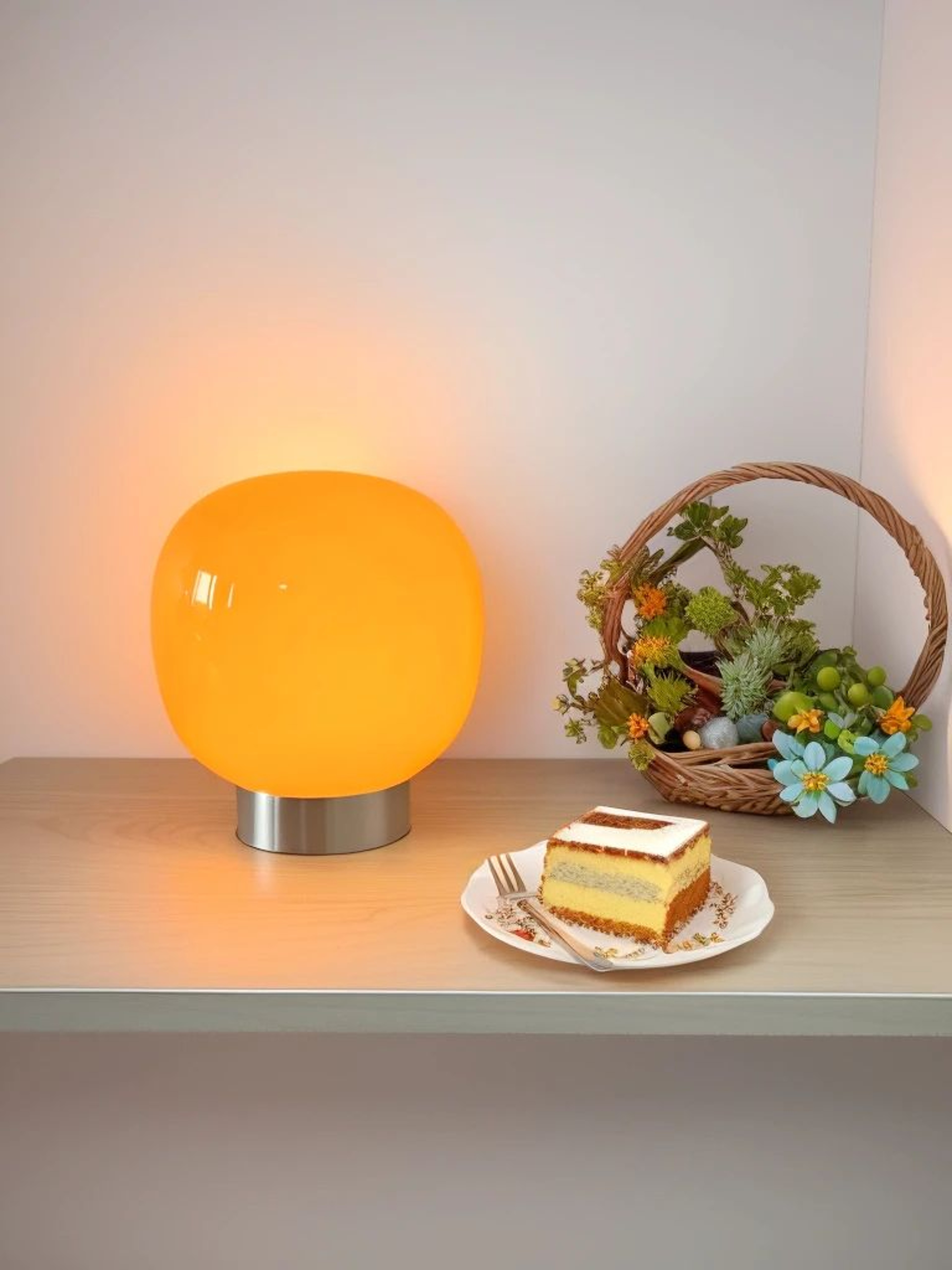 Macaron Glass Table Lamp With Trichromatic Dimming 10
