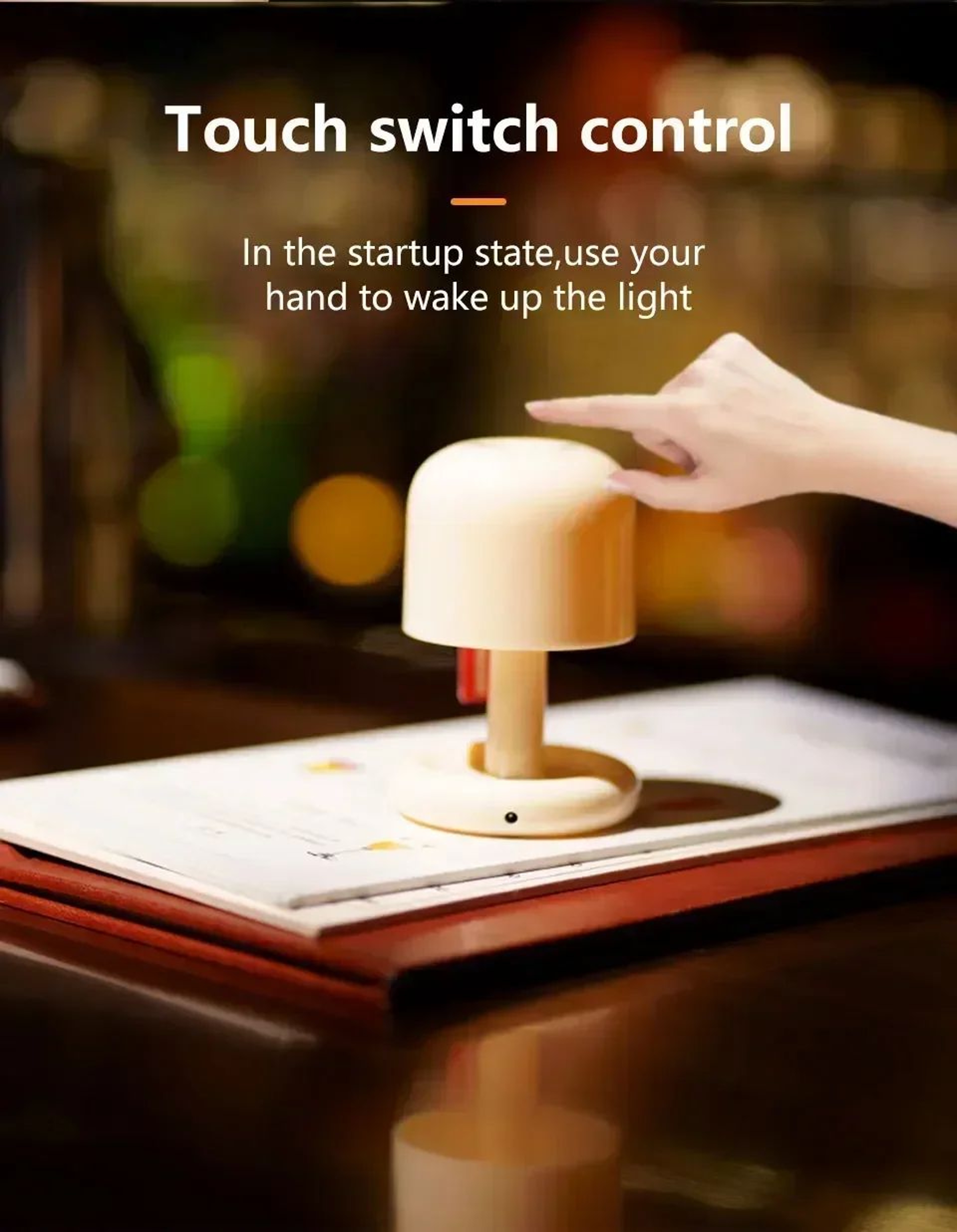 USB Rechargeable Mini Mushroom Sunset Night Lamp 7