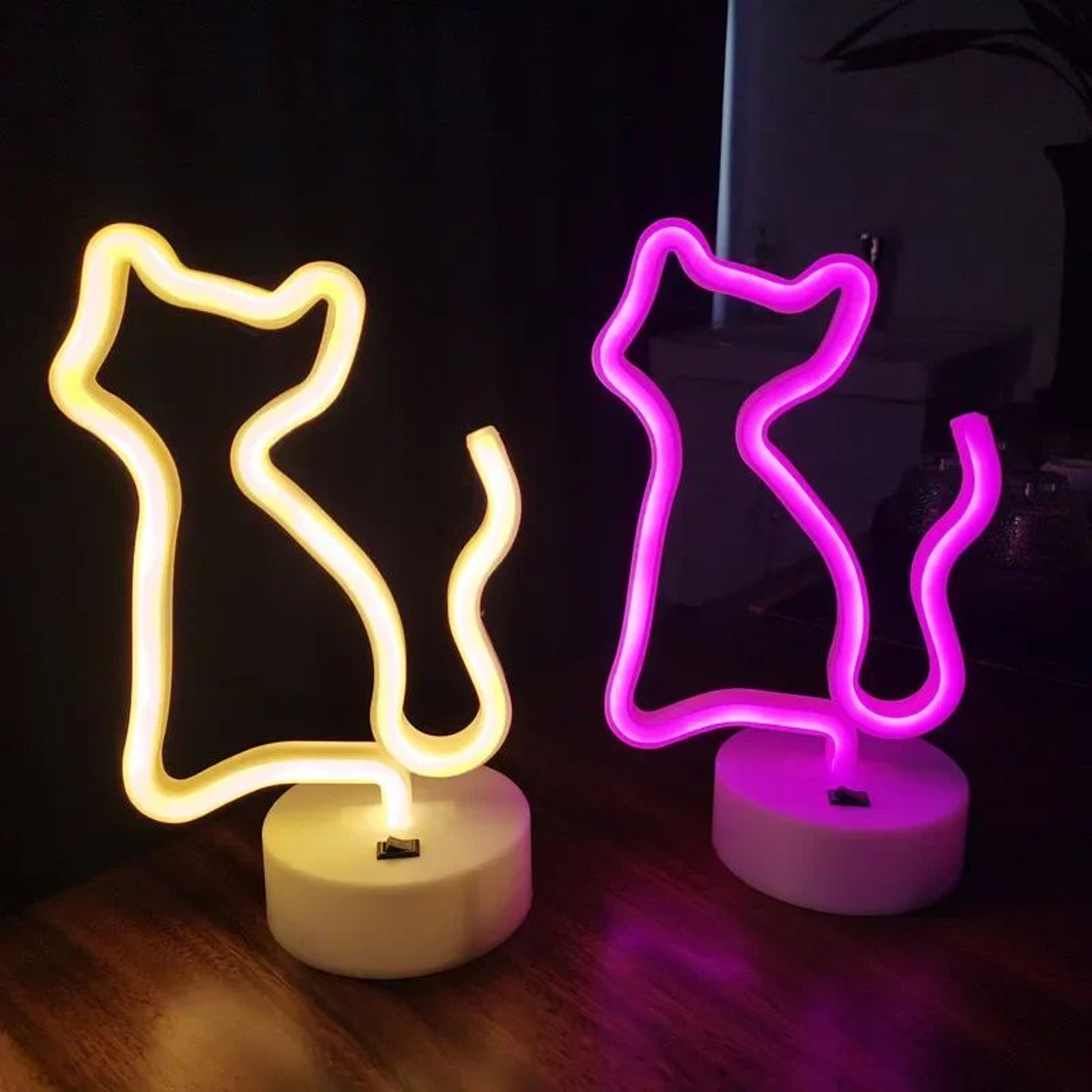 LED Cat Neon Light Sign USB  Battery LED Lamp 1