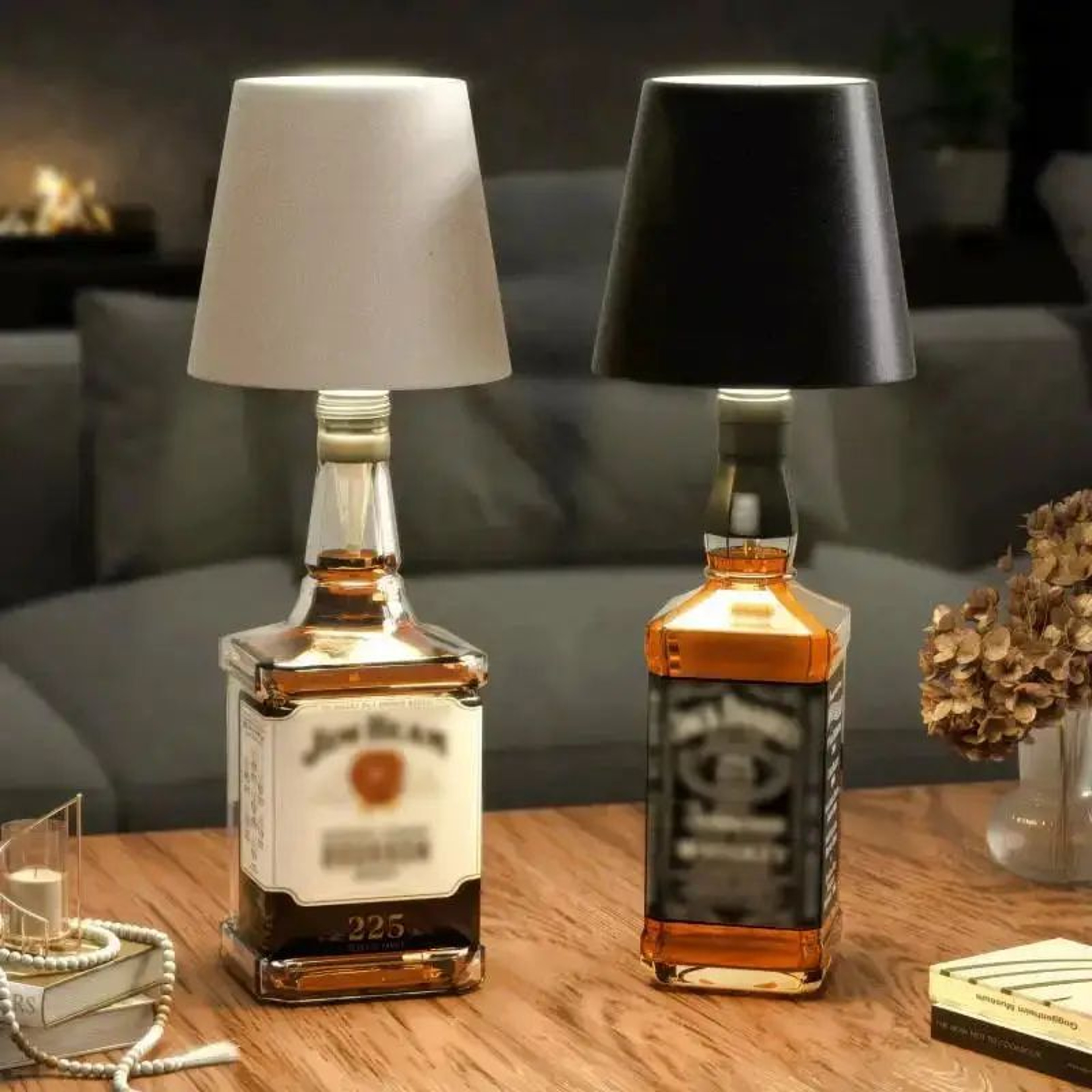 Portable RGB Rechargeable LED Bottle Lamp 0