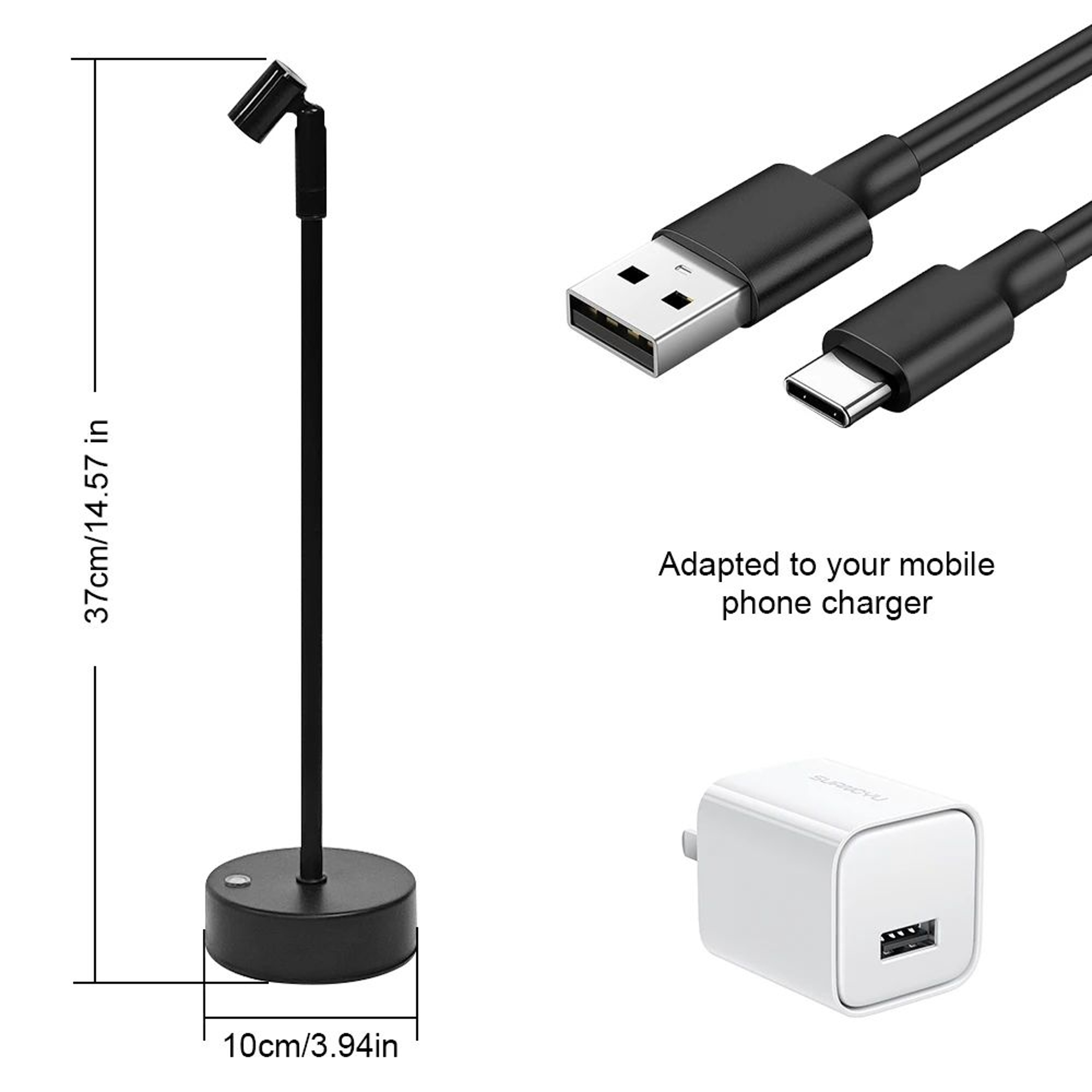 Minimalist Touch Dimming LED Atmosphere Lamp 10