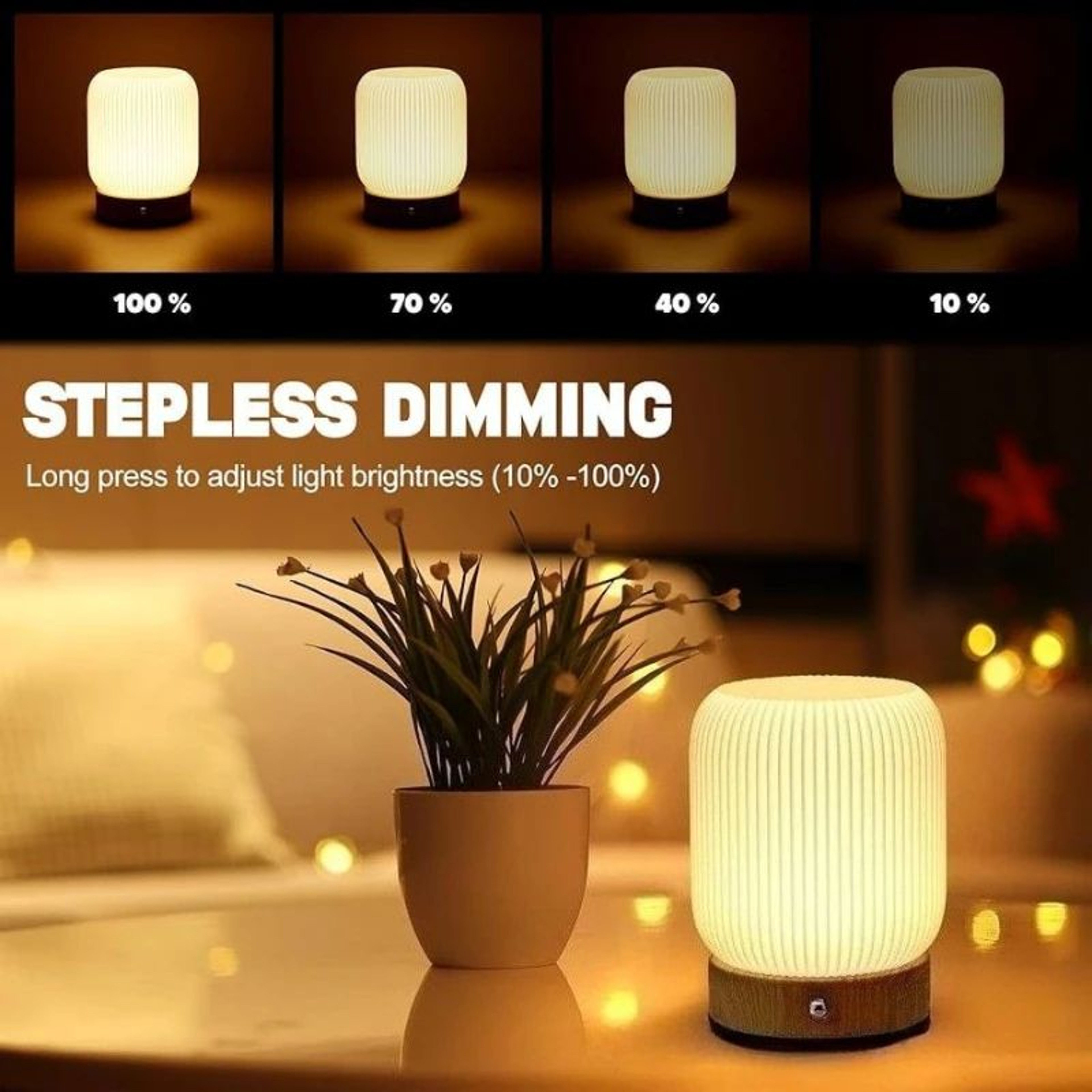 Rechargeable Touch Control Night Light Lamp 1