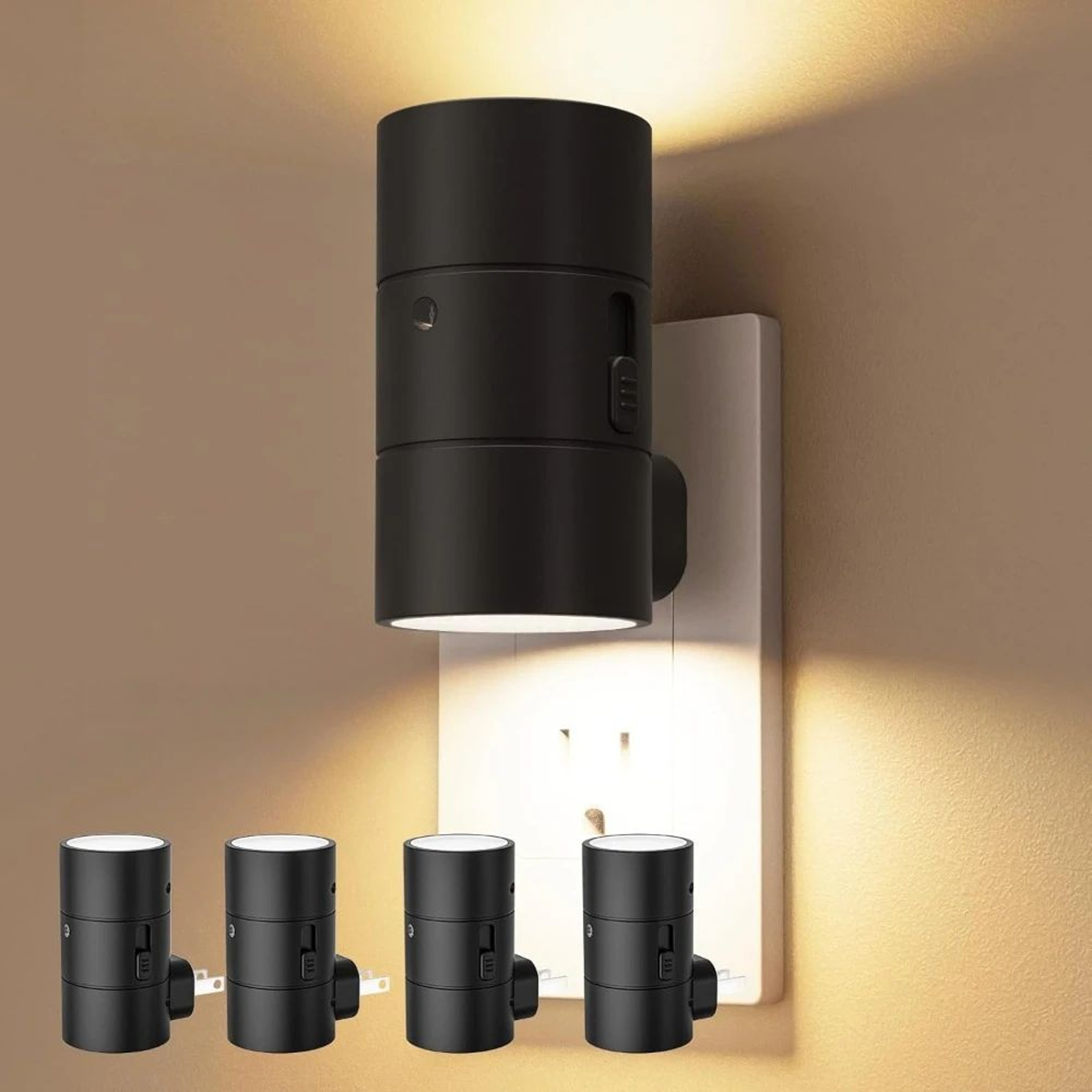 Dimmable LED PlugIn Night Light With Sensor 9