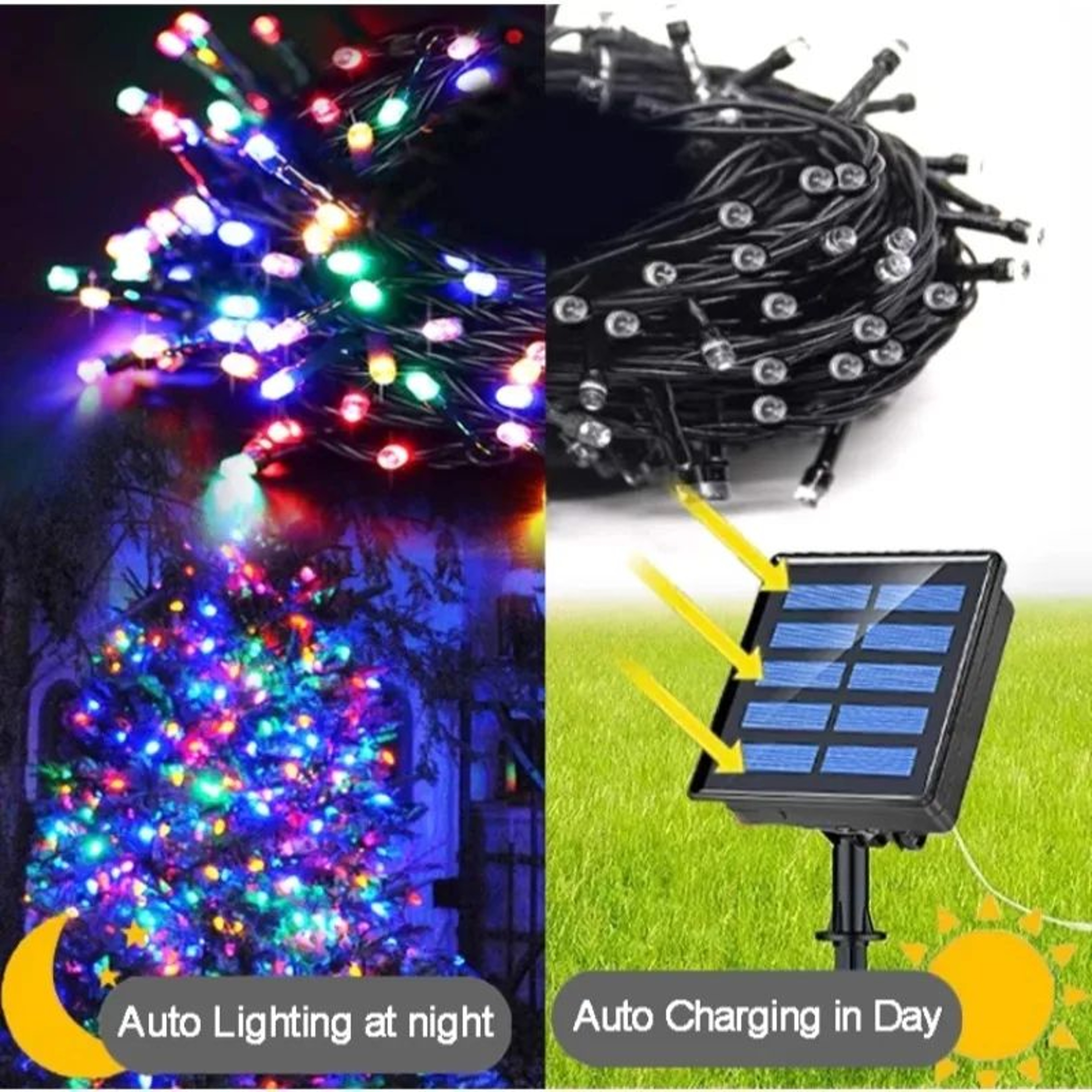 Outdoor Solar Waterproof Fairy String Lights 1