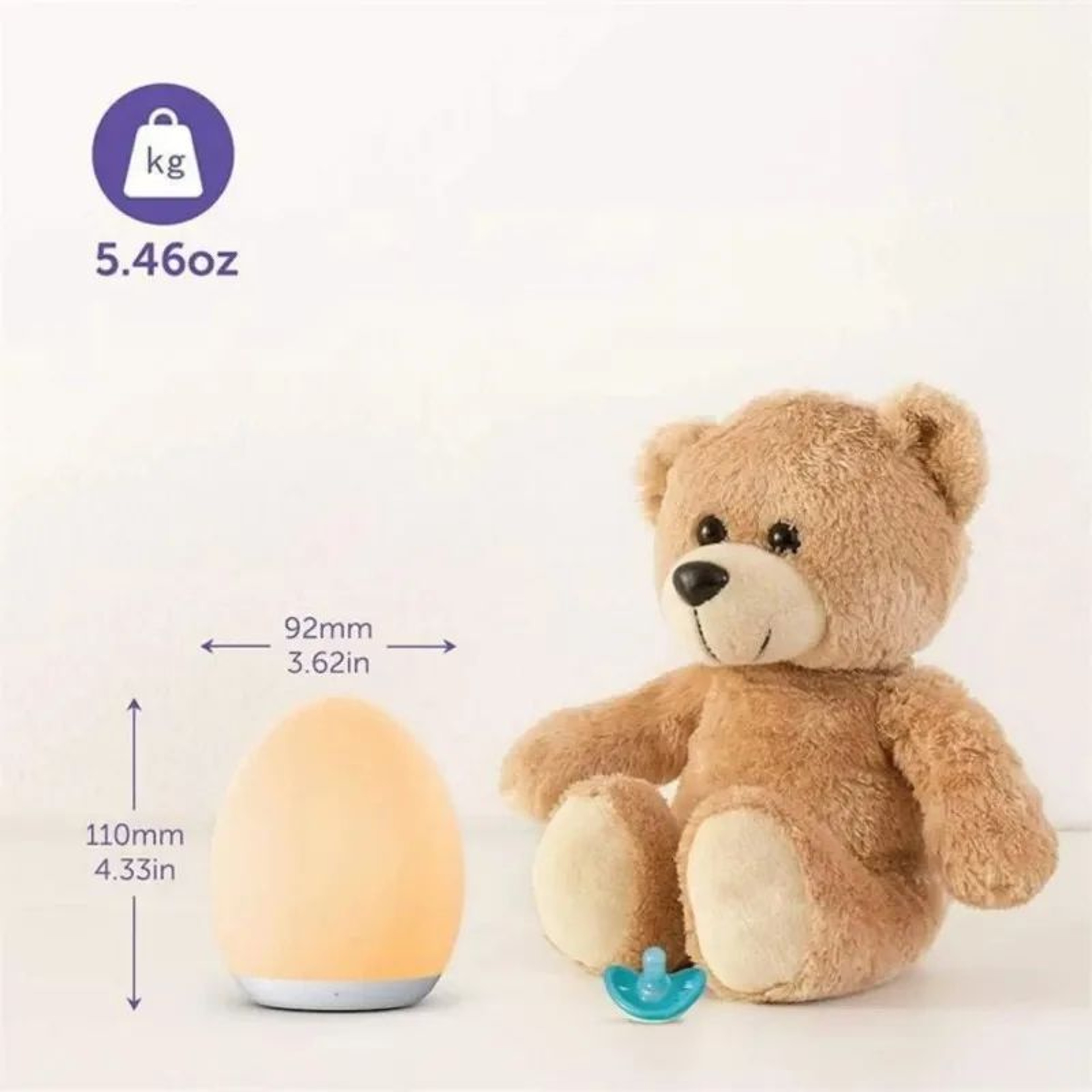 7Color RGB Rechargeable Touch Night Lamp 4
