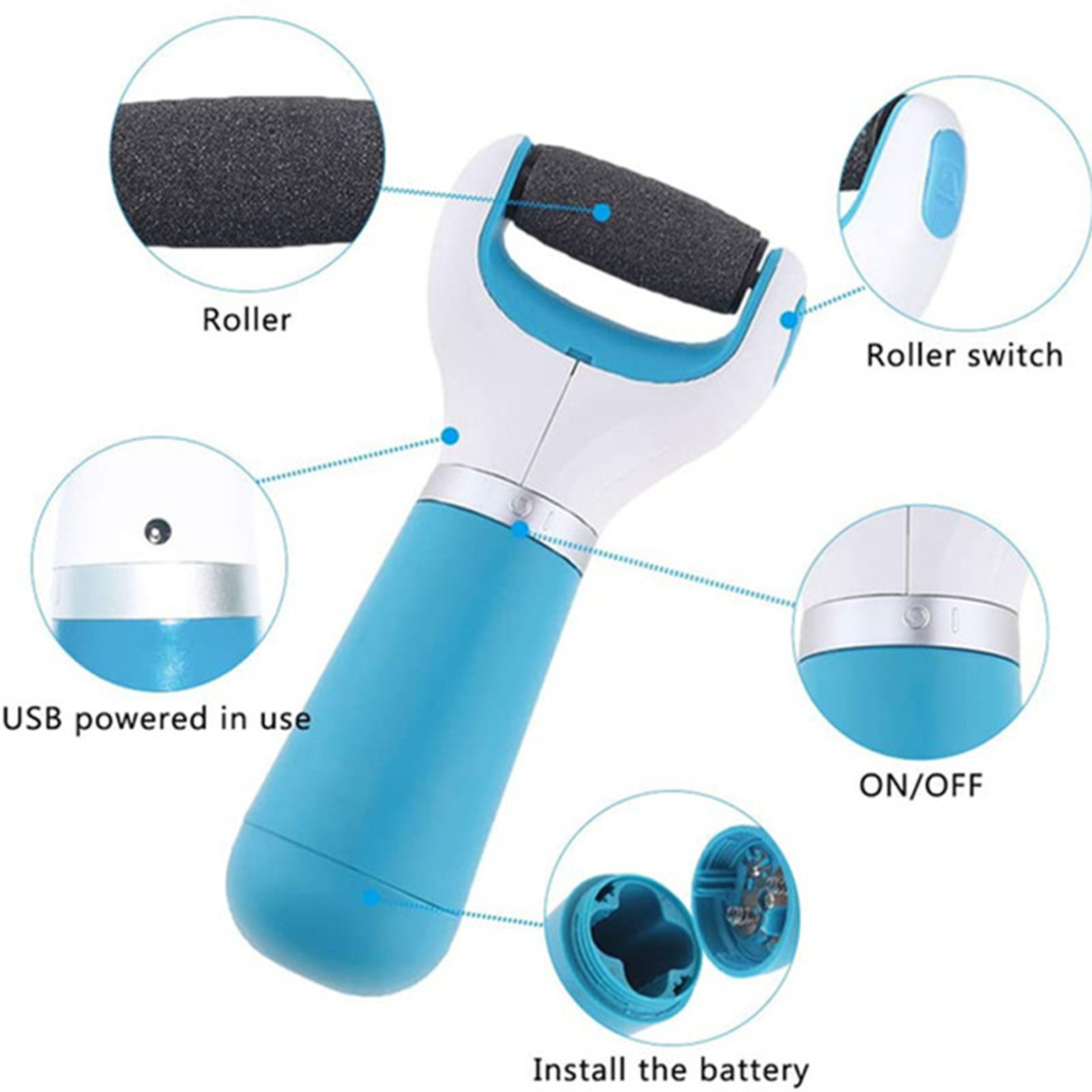 Electric Foot Callus Remover for Smooth Heels, Soft Feet, and Easy Home Care – view 11