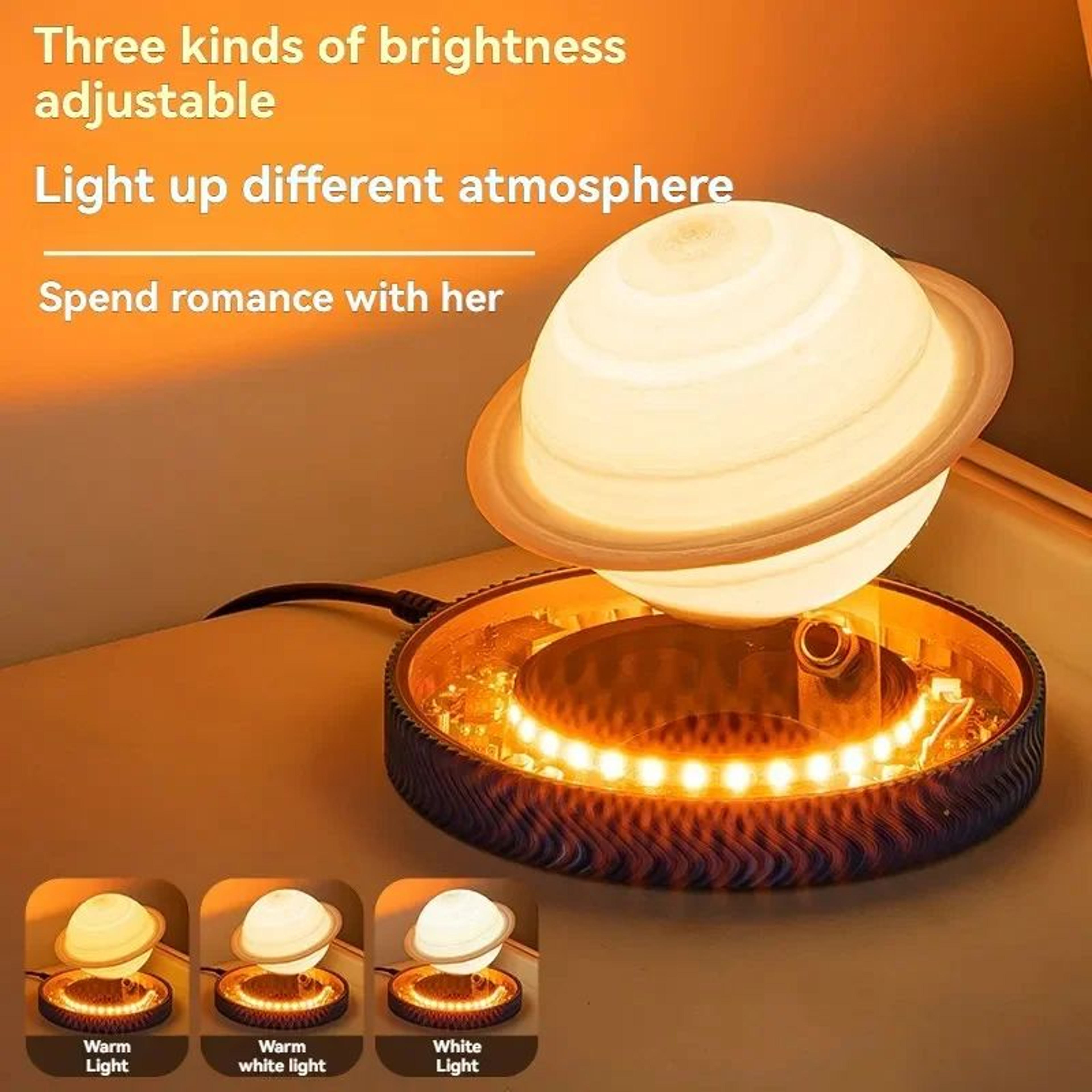 Magnetic Levitating Saturn Moon Lamp 2