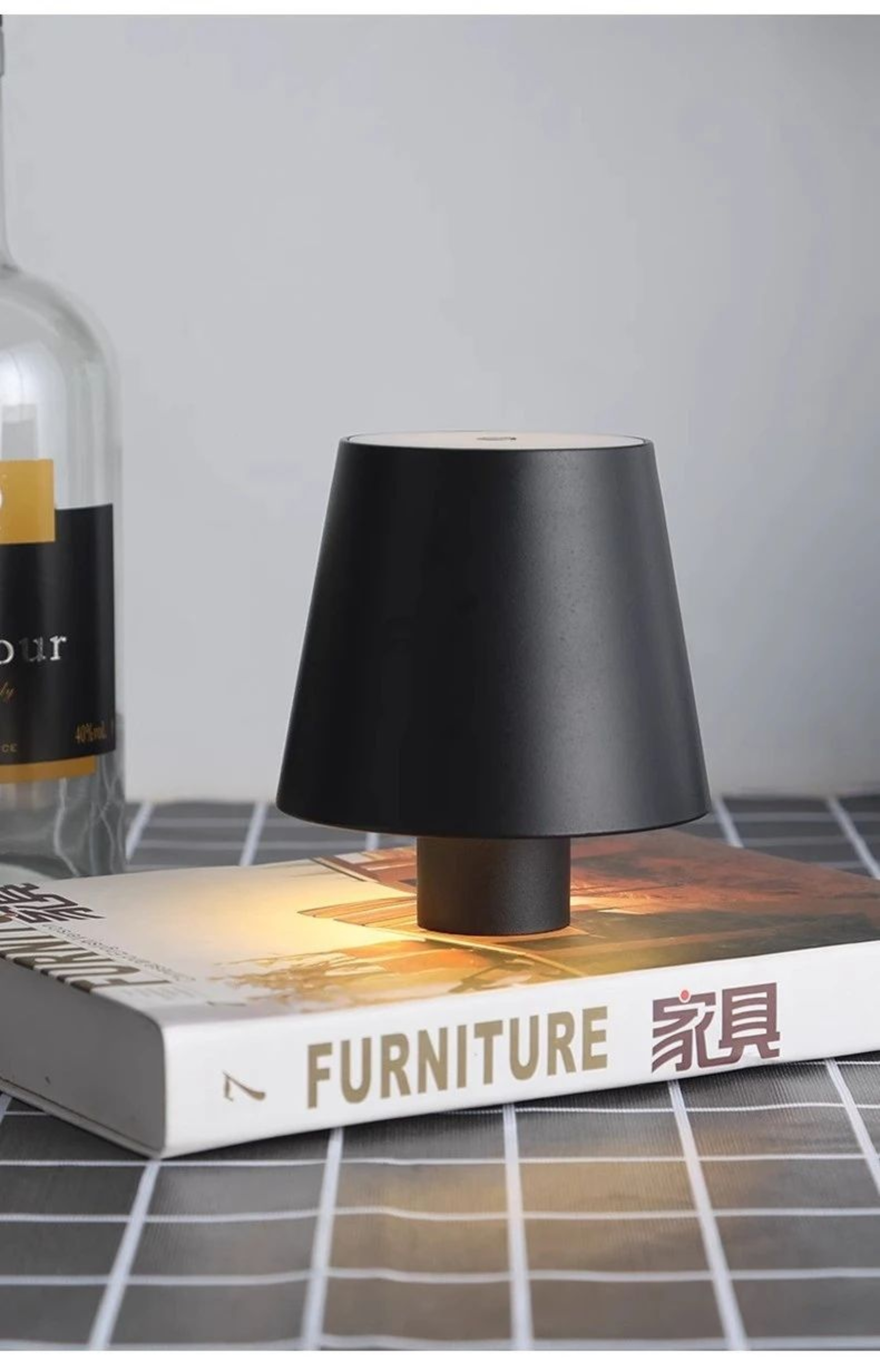 Portable Dimmable Wine Bottle Lamp 7