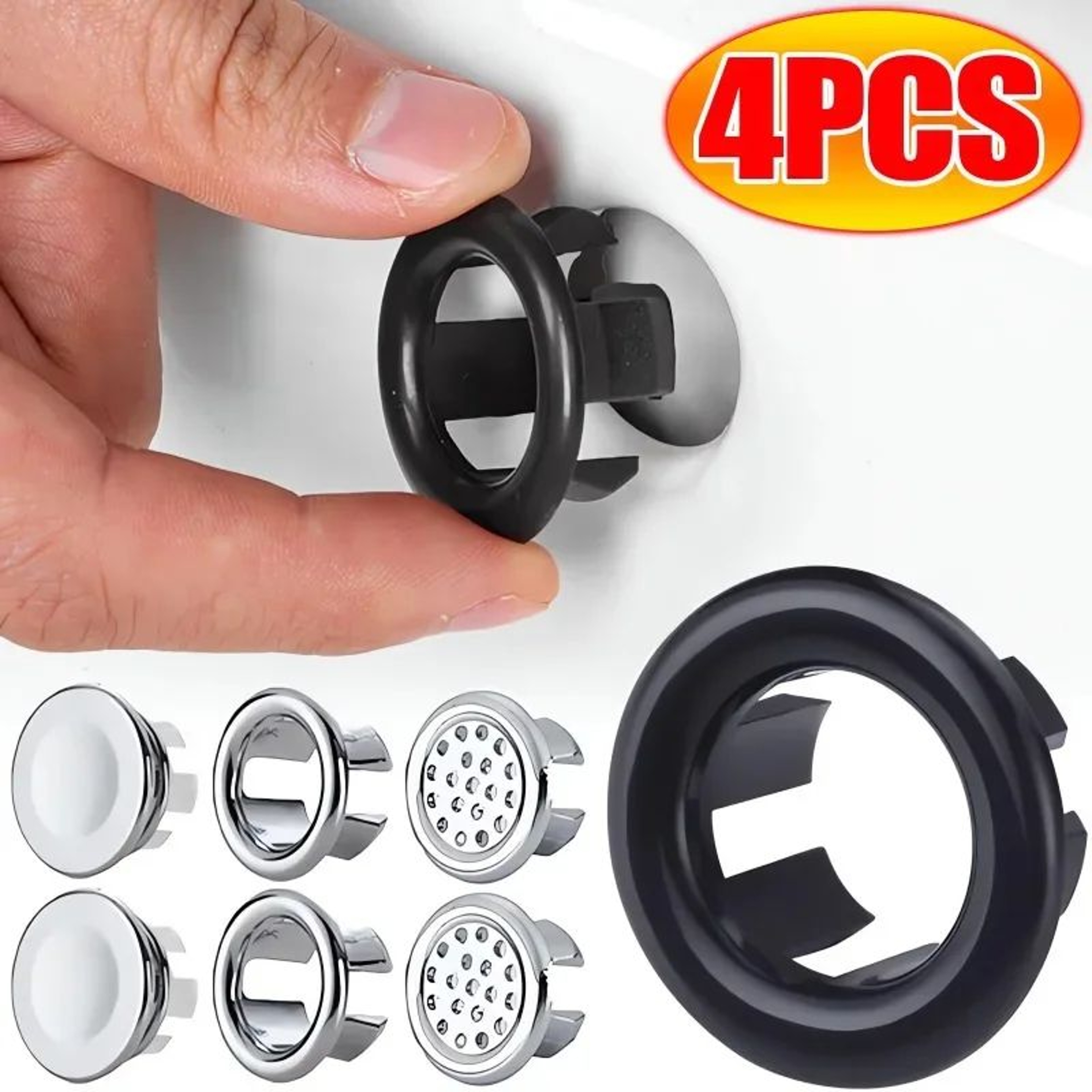 Wash Basin Sink Overflow Ring Plug 0