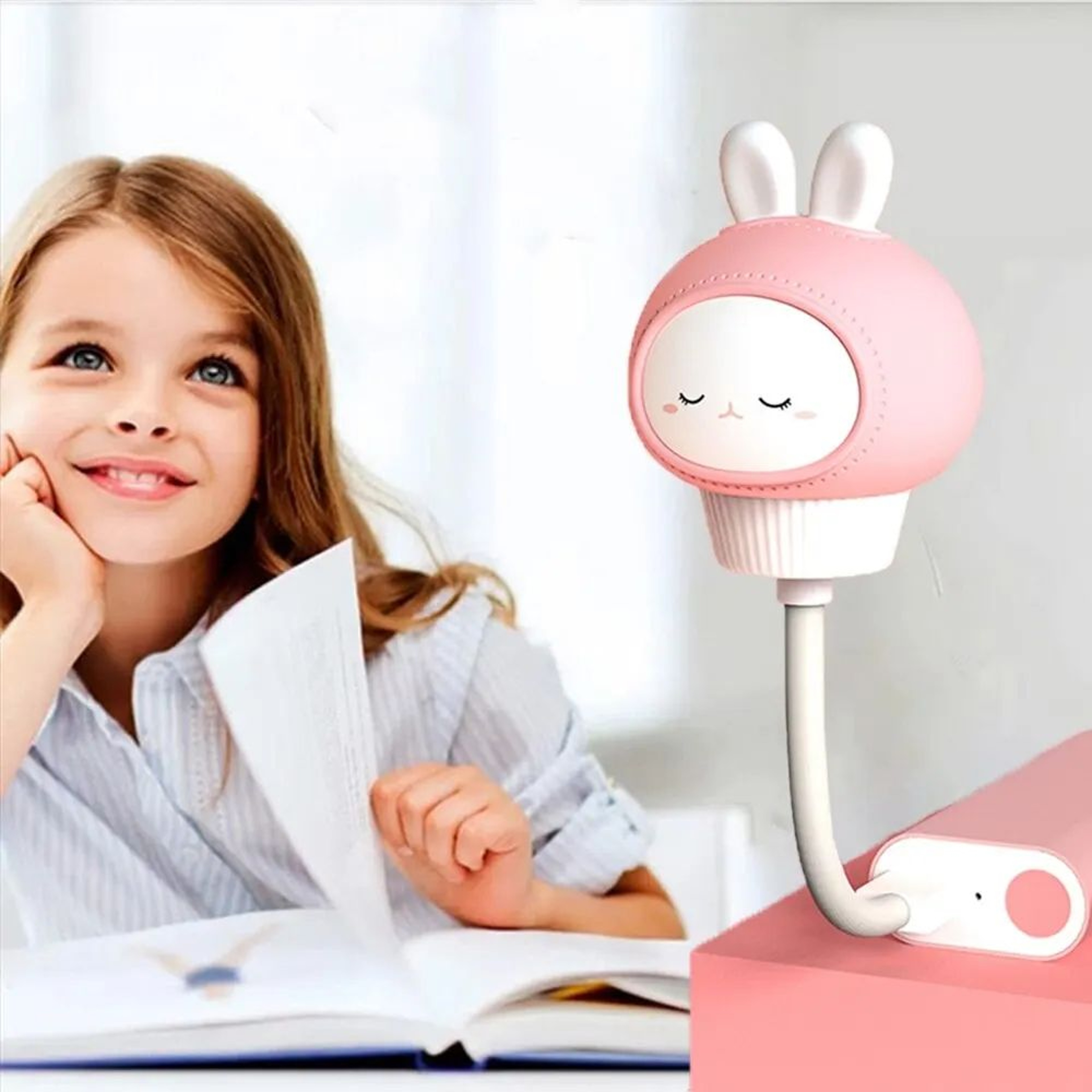 USB Cartoon LED Night Light With Remote Control 1