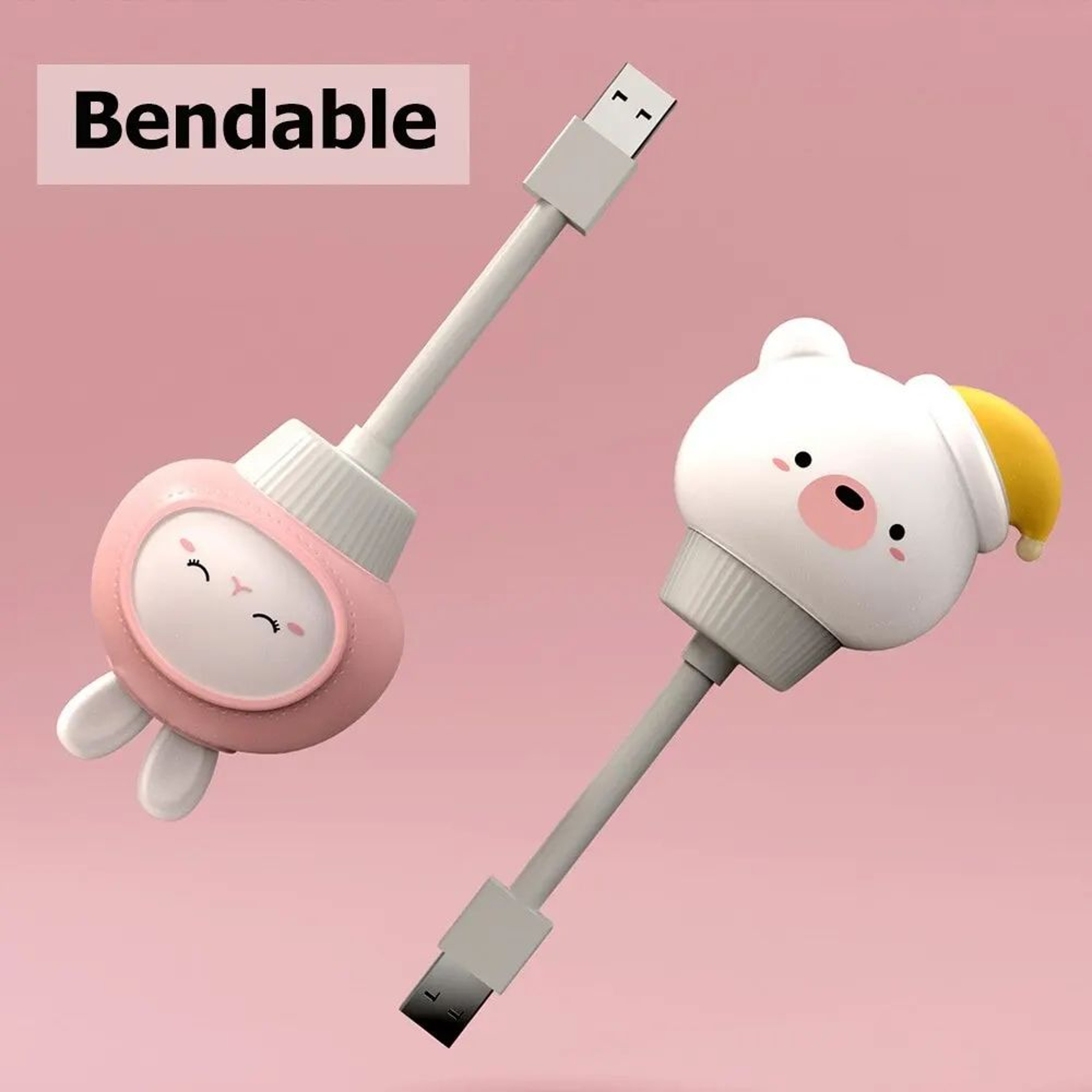 USB Cartoon LED Night Light With Remote Control 4