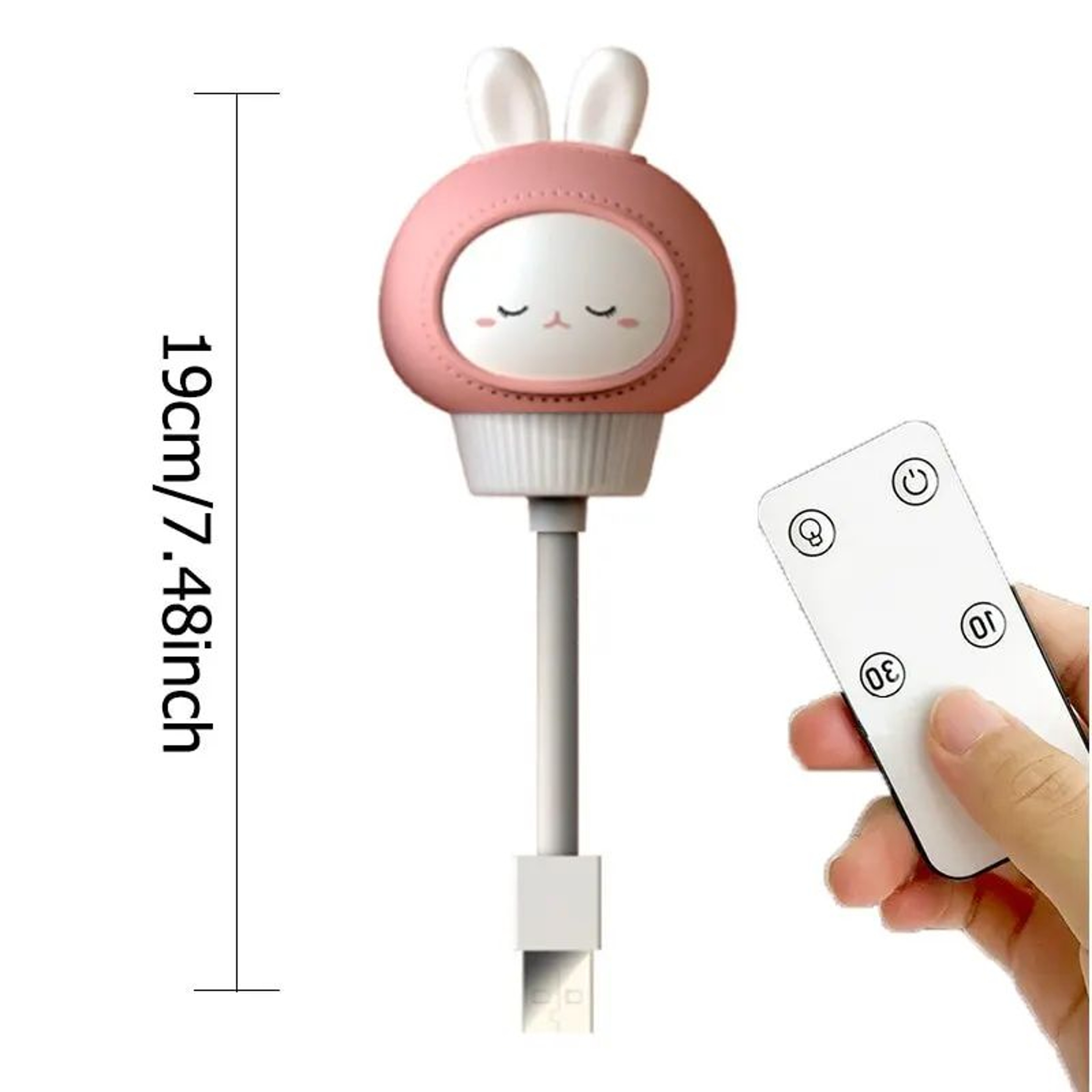 USB Cartoon LED Night Light With Remote Control 9