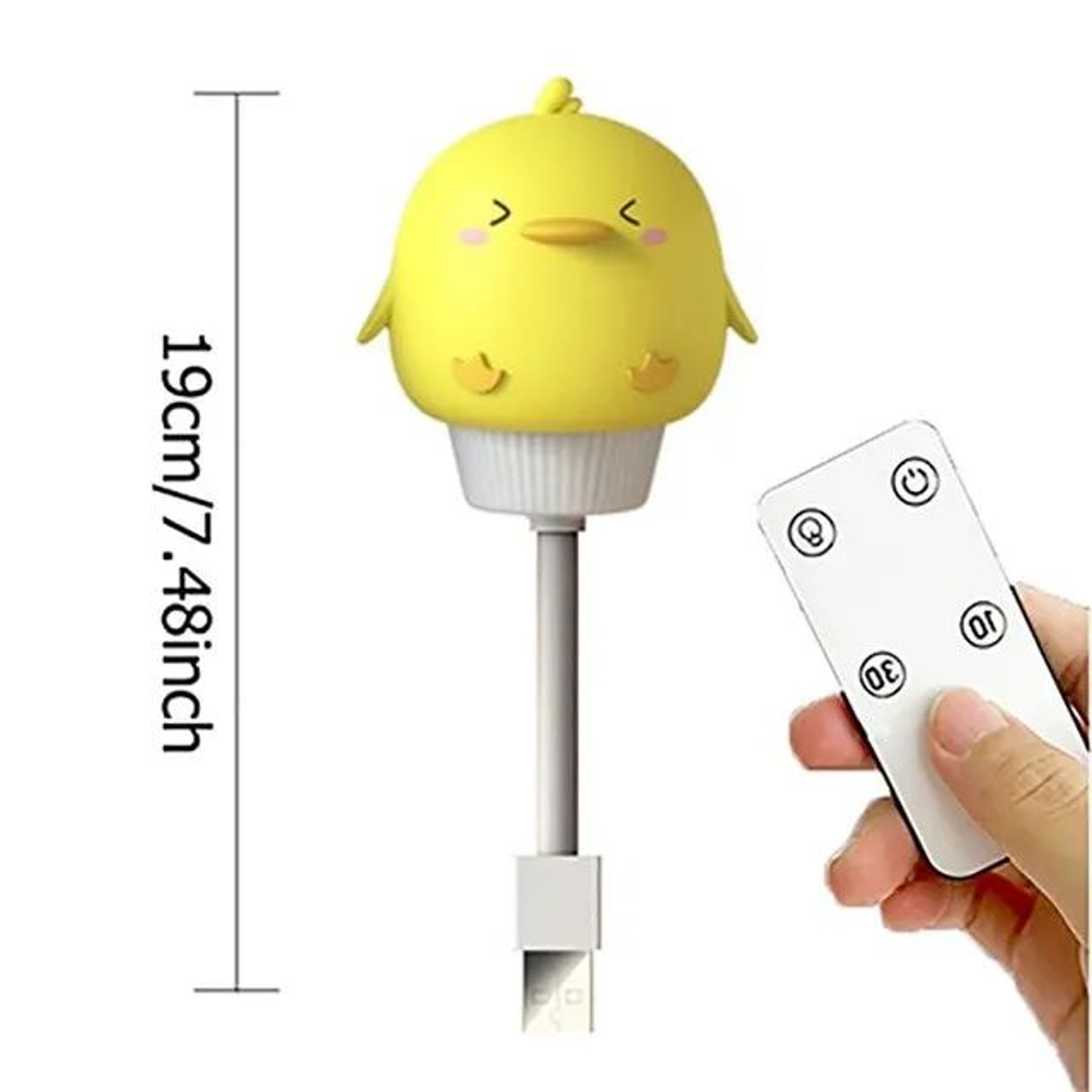 USB Cartoon LED Night Light With Remote Control 10