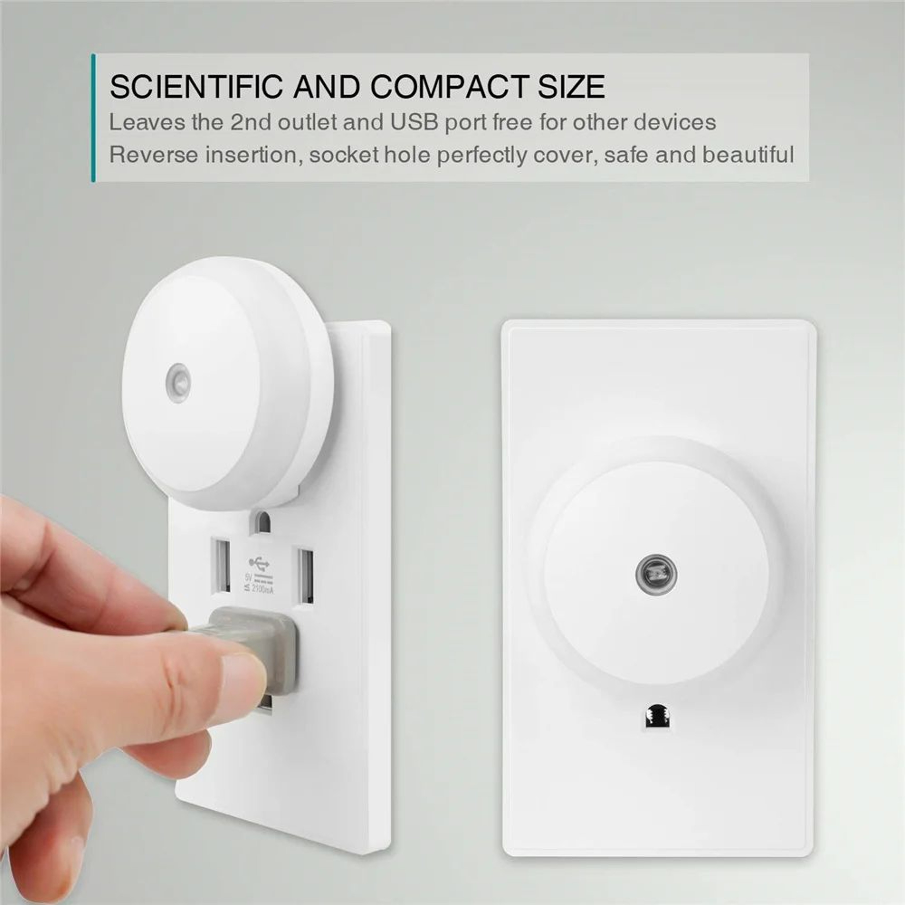 Dusk To Dawn Sensor PlugIn LED Night Light 7