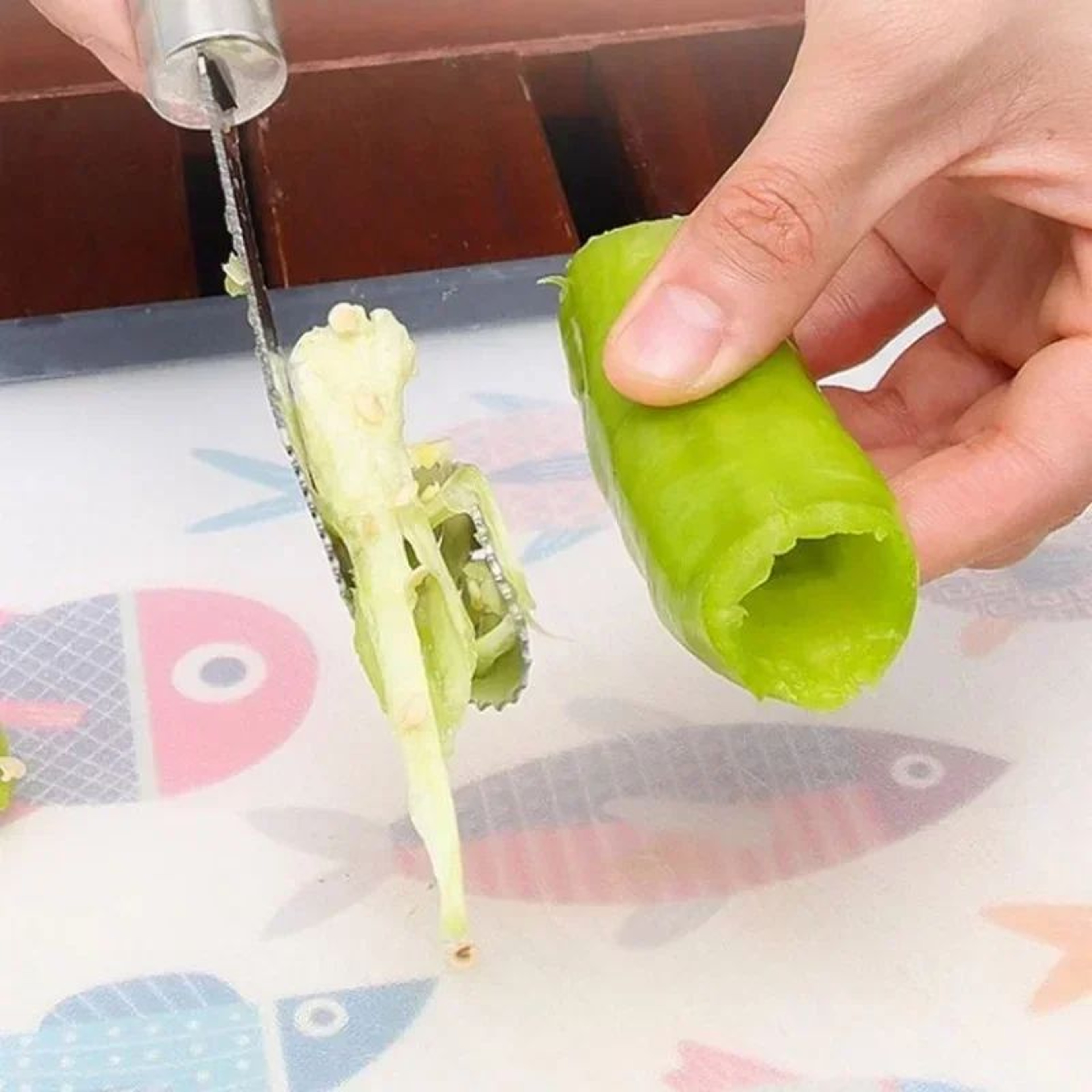 Pepper Corer  Deseeder Kitchen Tool 8