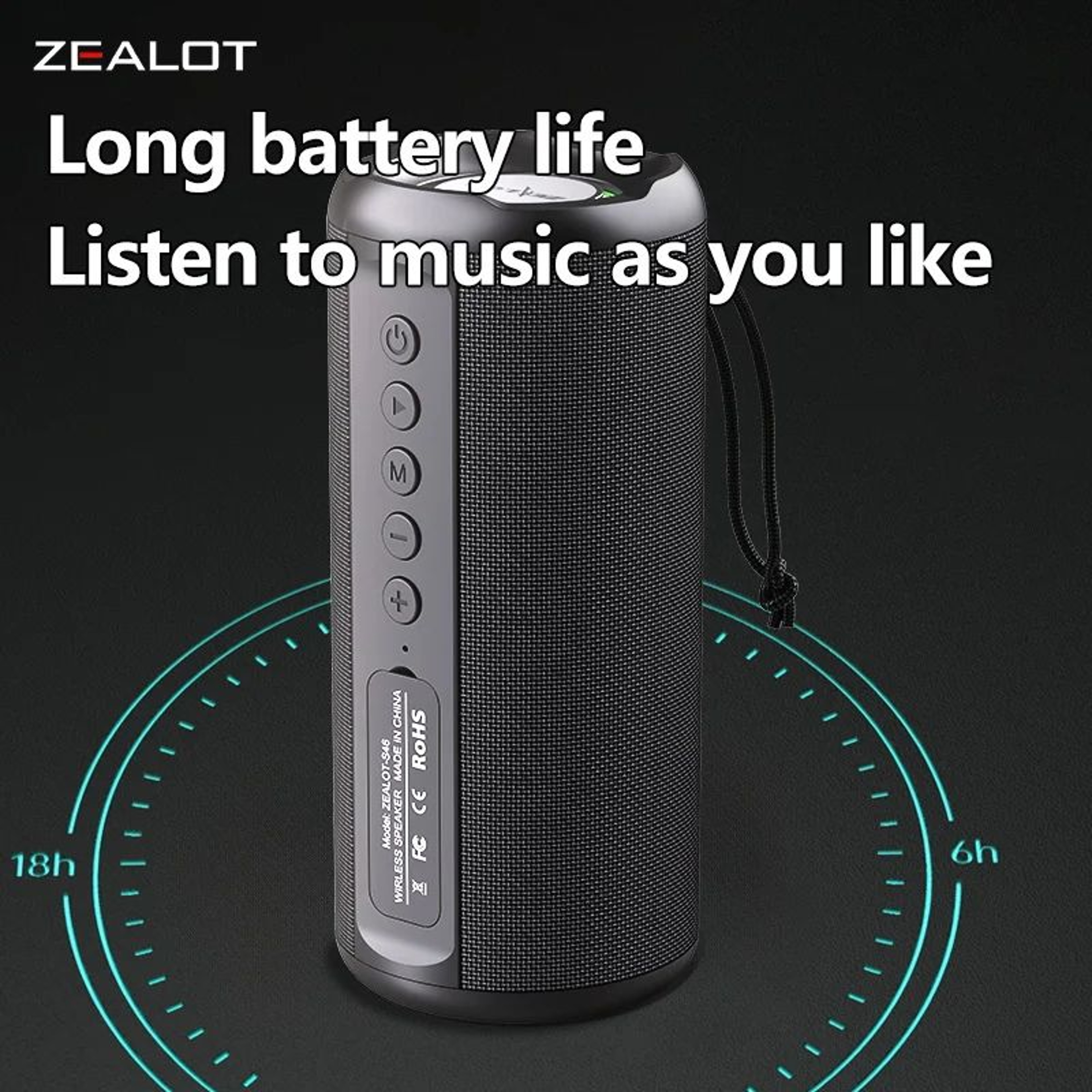 ZEALOT S46 10W Wireless Bluetooth Speaker 2