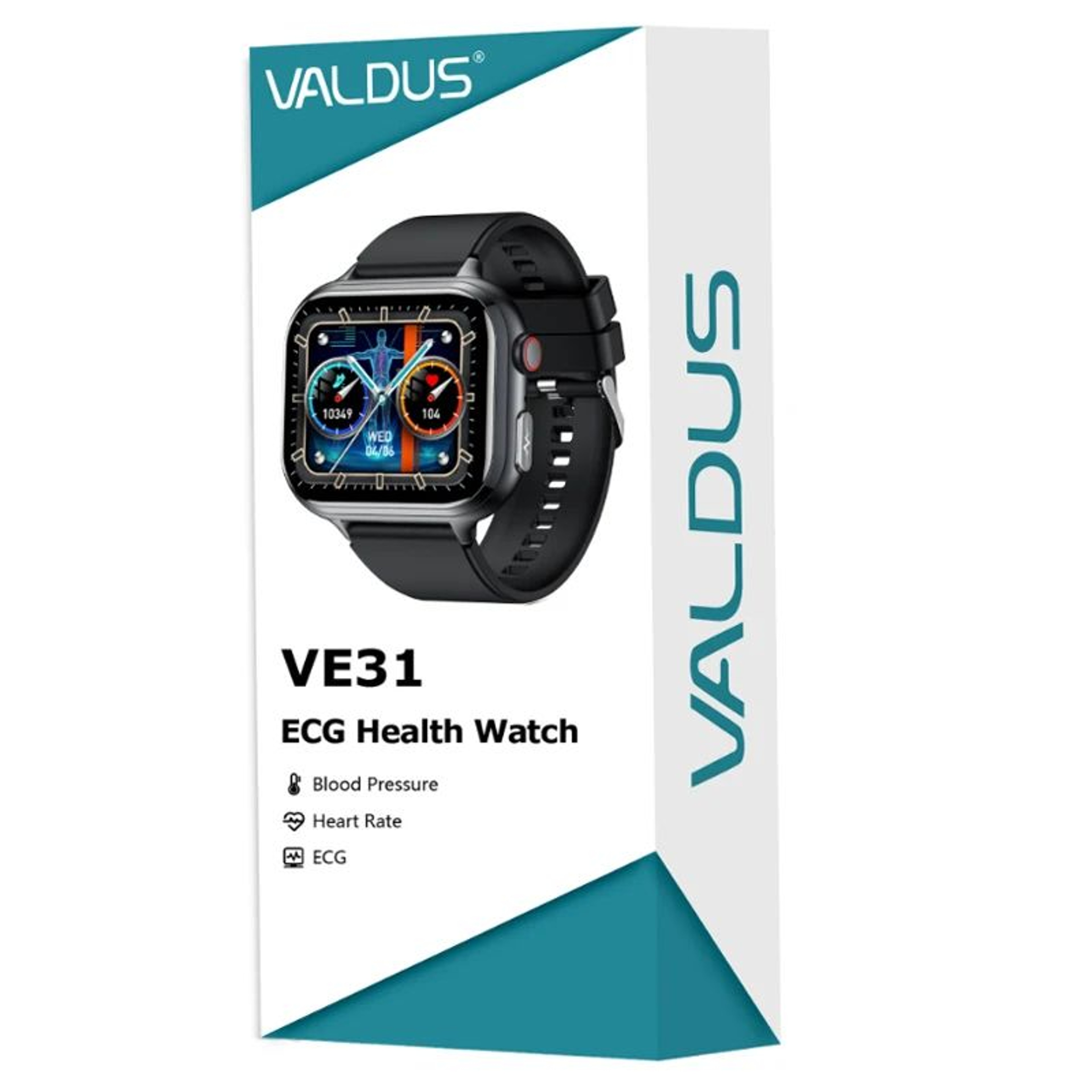 VALDUS VE31 Pro ECG Bluetooth Calling Smartwatch 5
