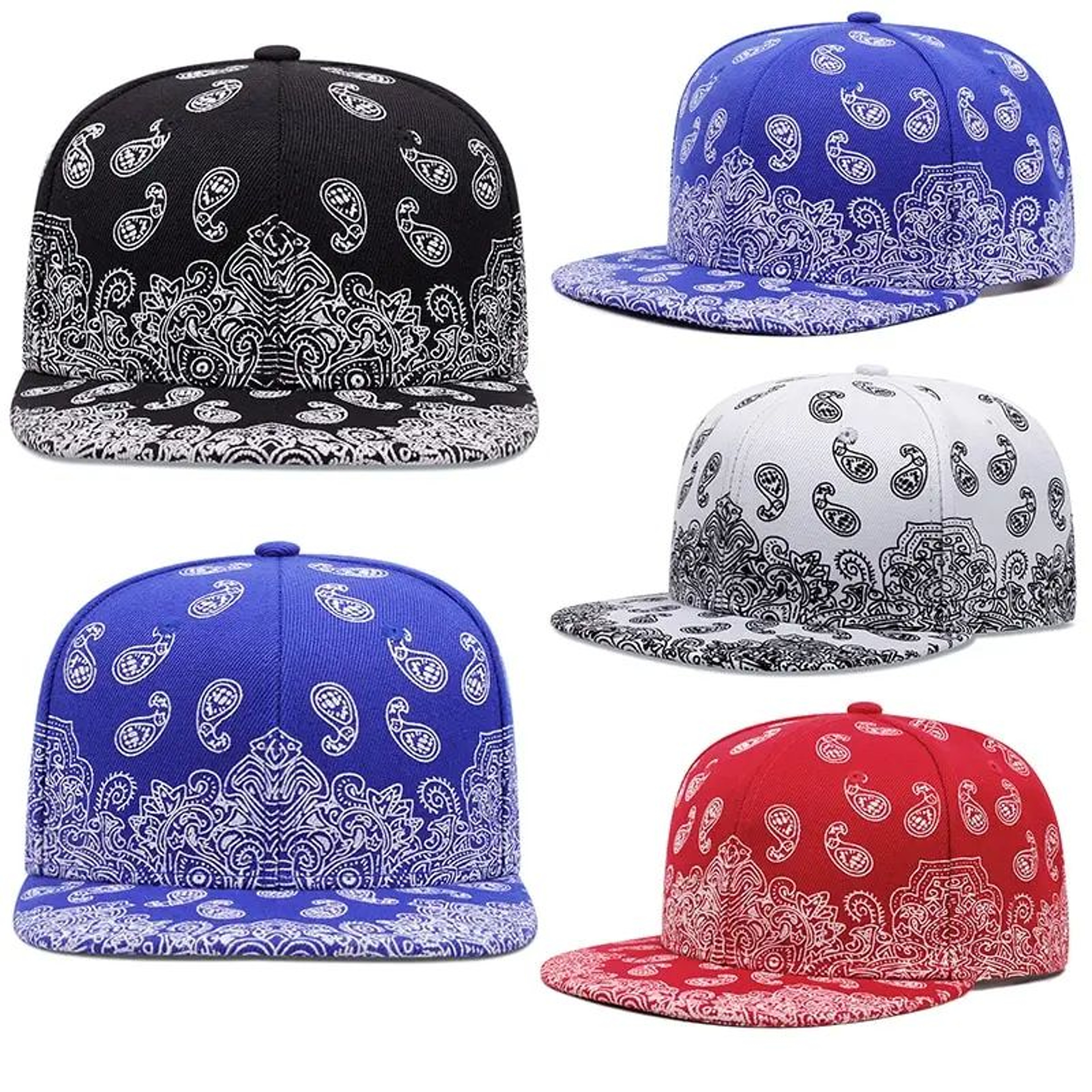 West Coast Cashew Flower Snapback Baseball Cap 0