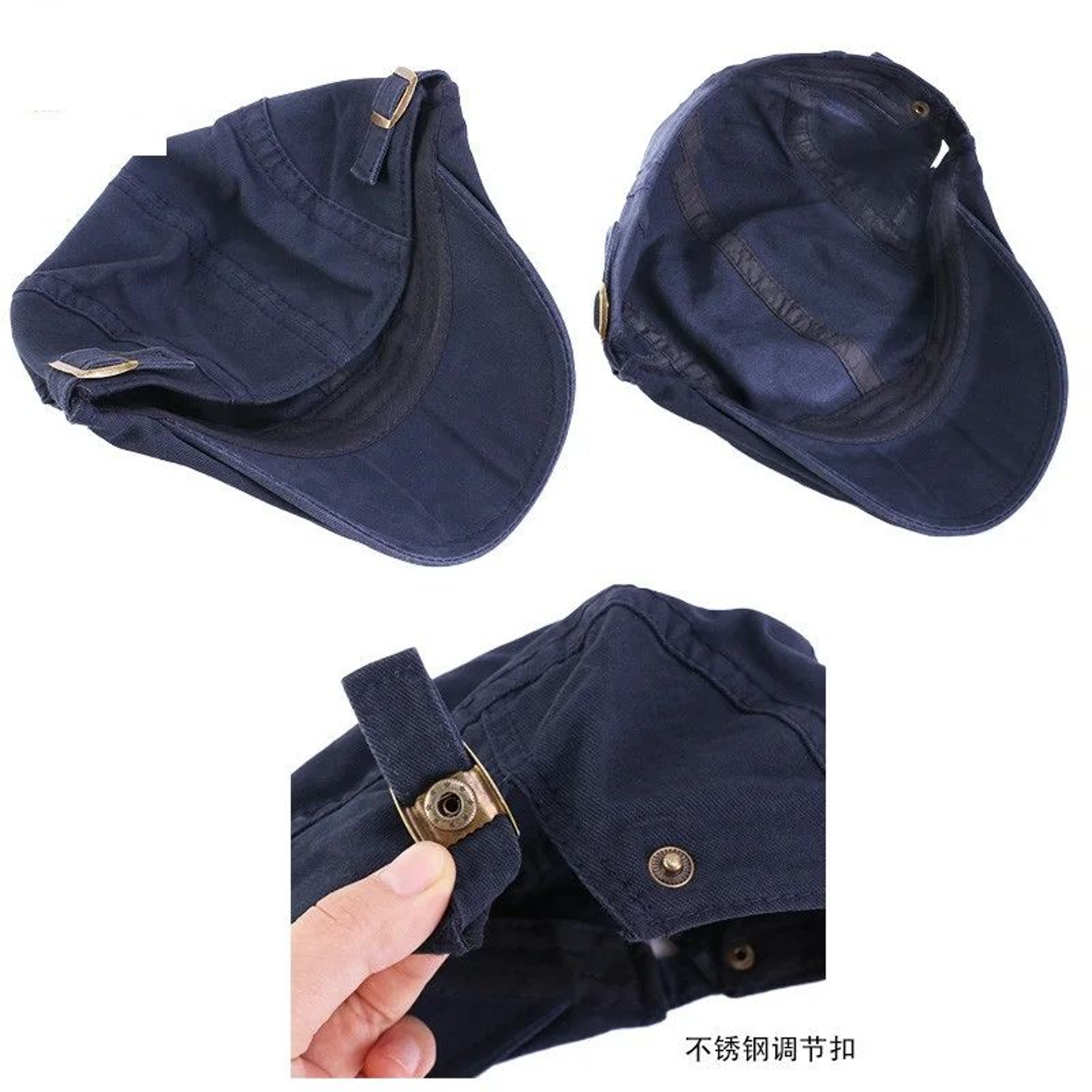 Cotton Hunting Adjustable Buckle Baseball Cap 1