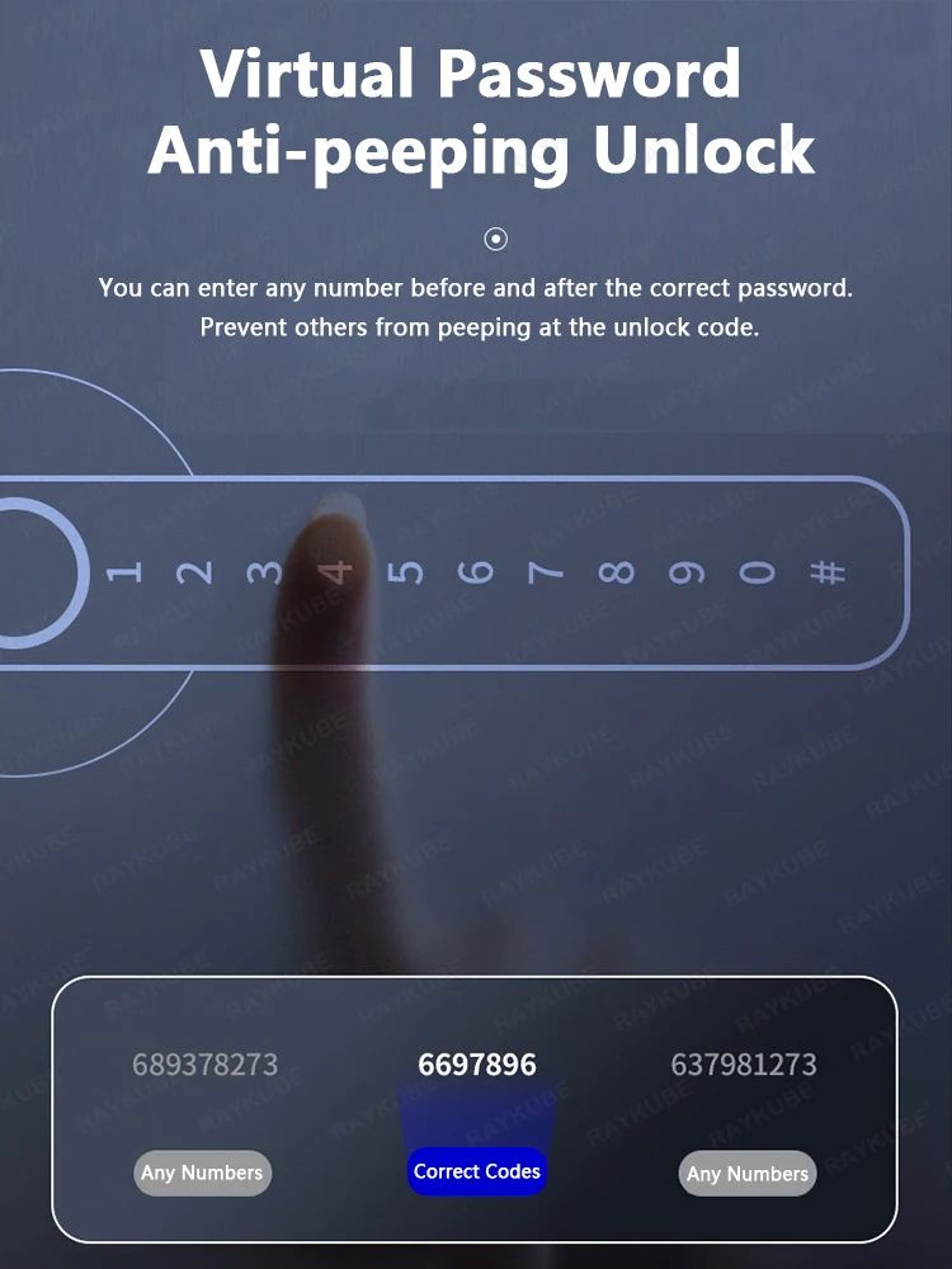 Smart Fingerprint Door Lock With Tuya App Remote Access 8