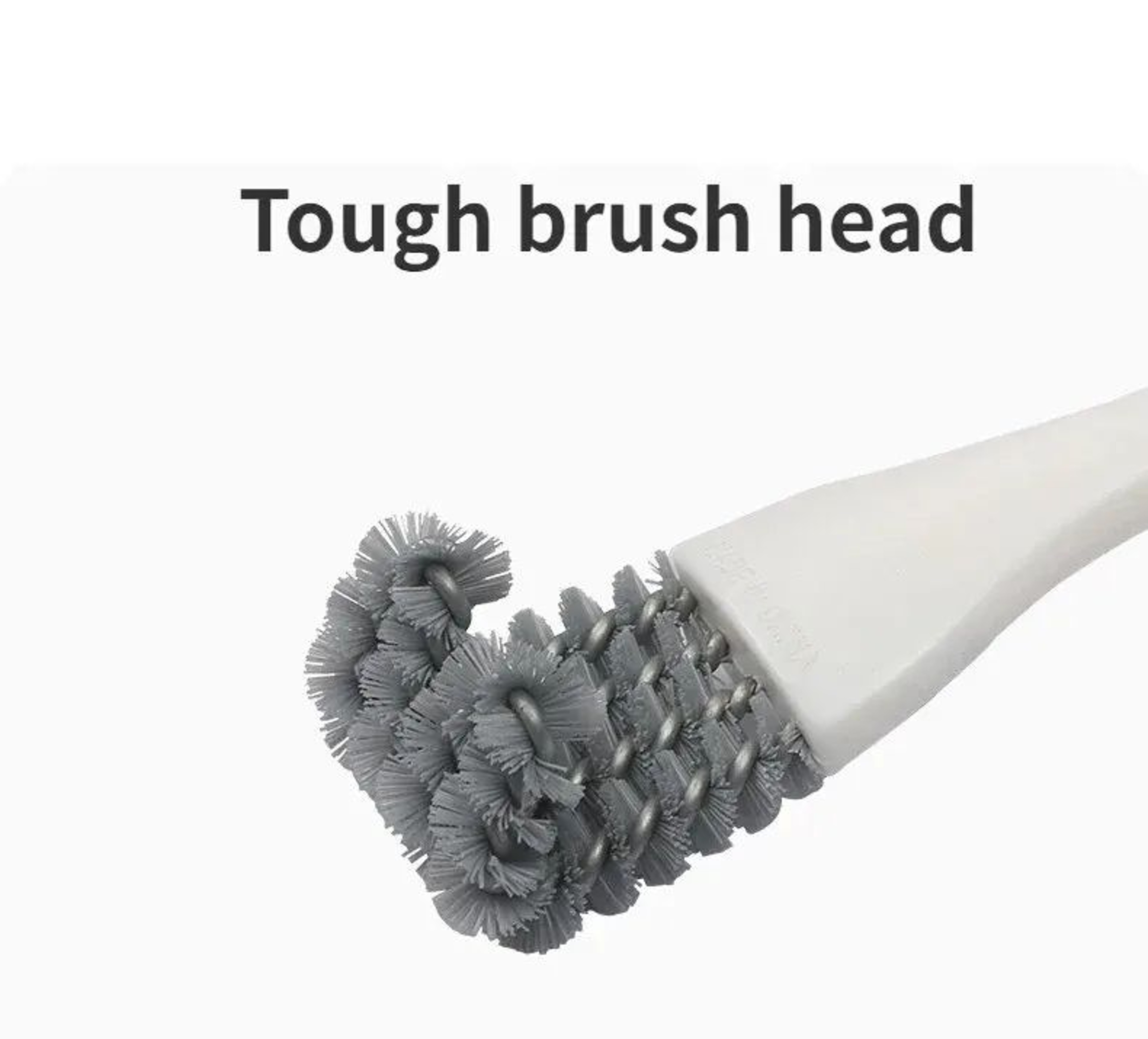 V Shape BBQ Grill Cleaning Brush With Scraper 8