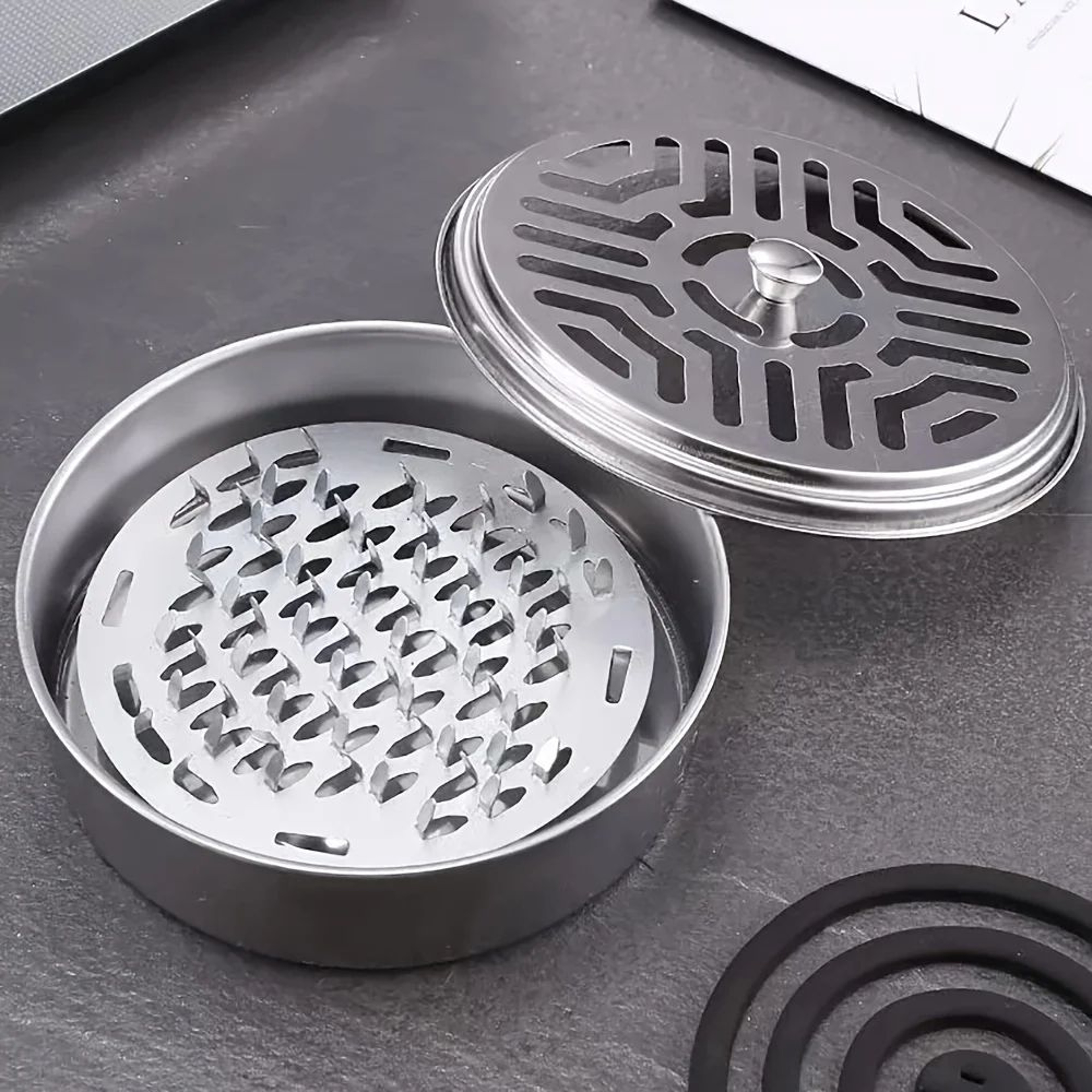 Mosquito Coil Holder With Lid Incense Tray Box 5