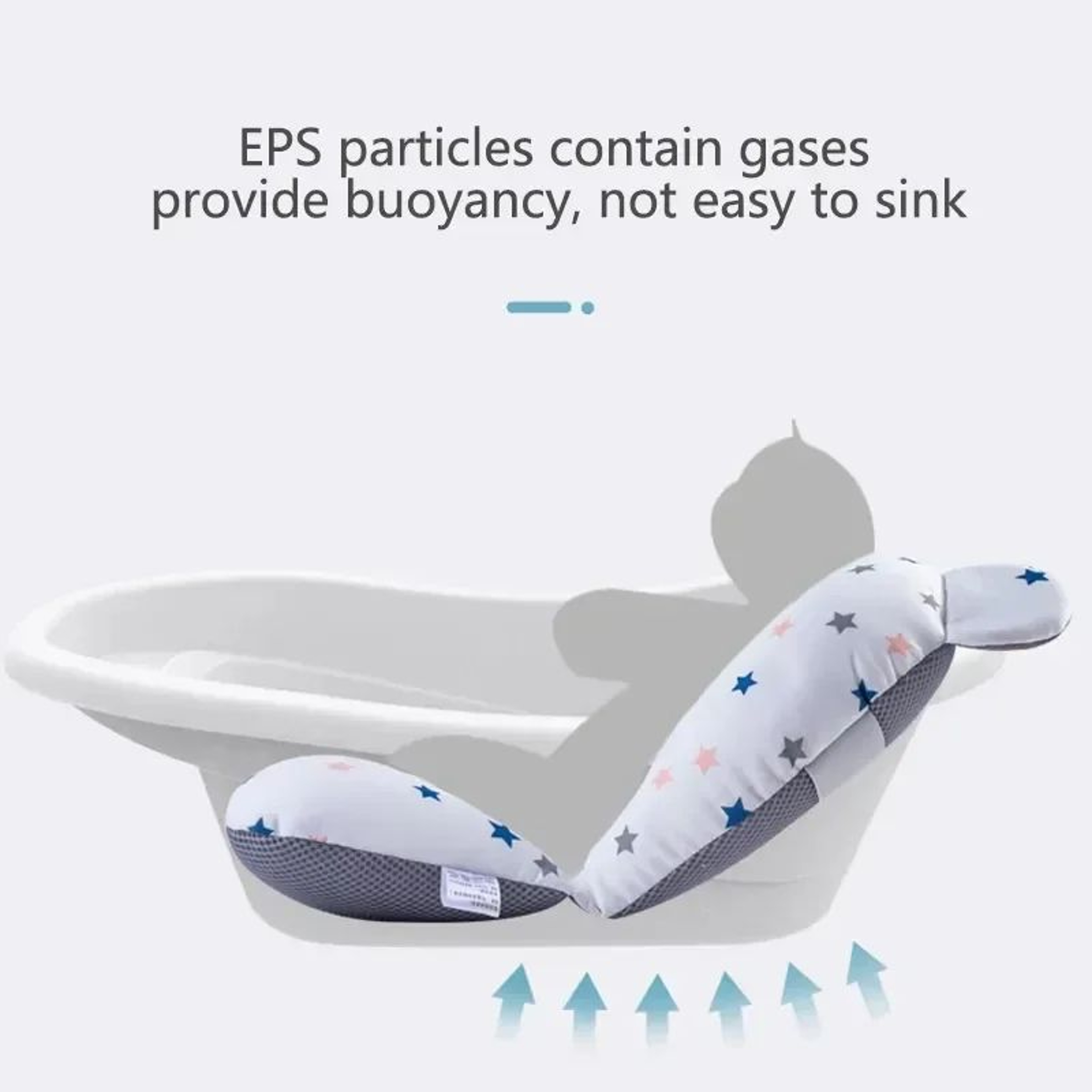 Adjustable Baby Bath Support Cushion Floating Seat Pad 4