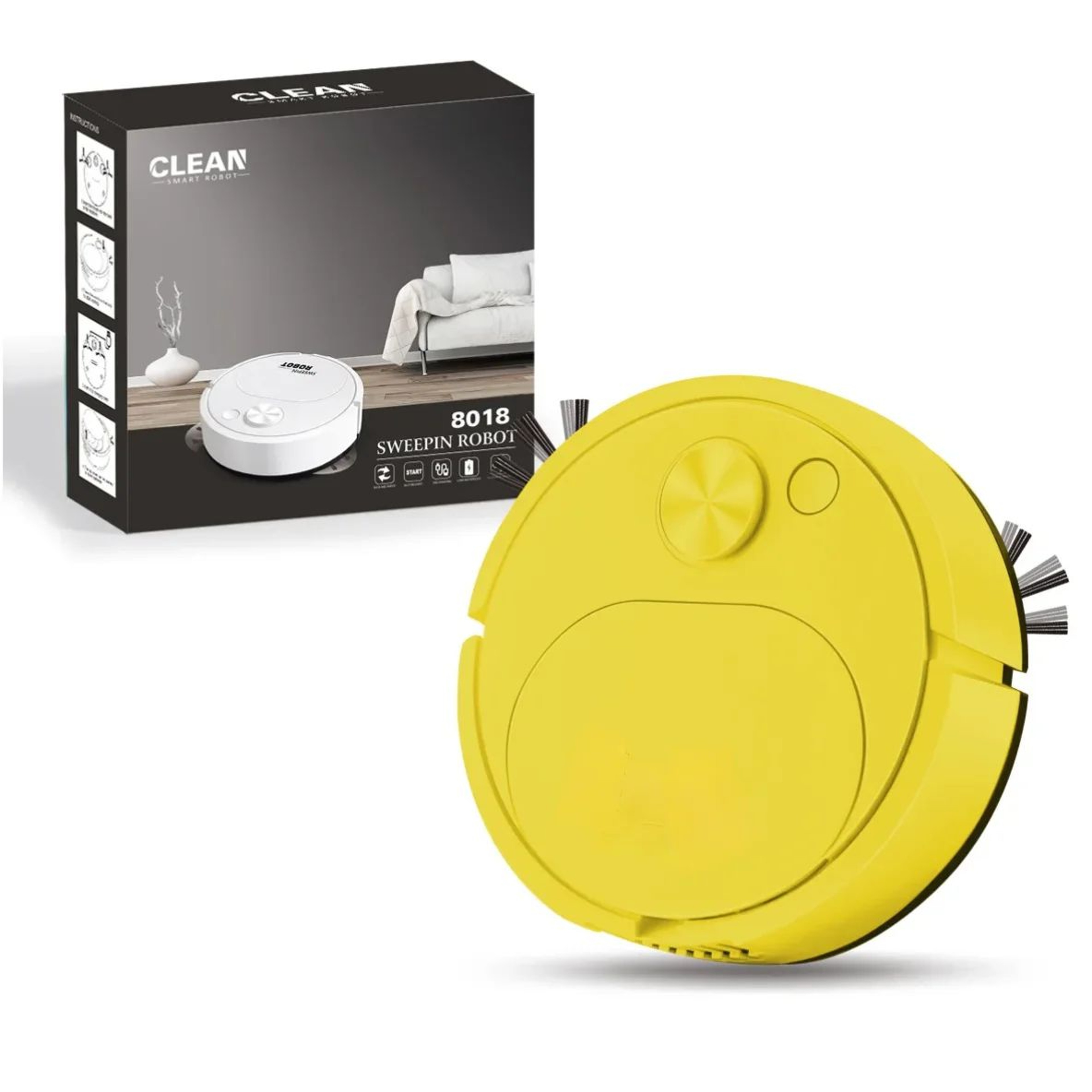 Smart 3 In 1 Robot Vacuum Cleaner With Mopping 12