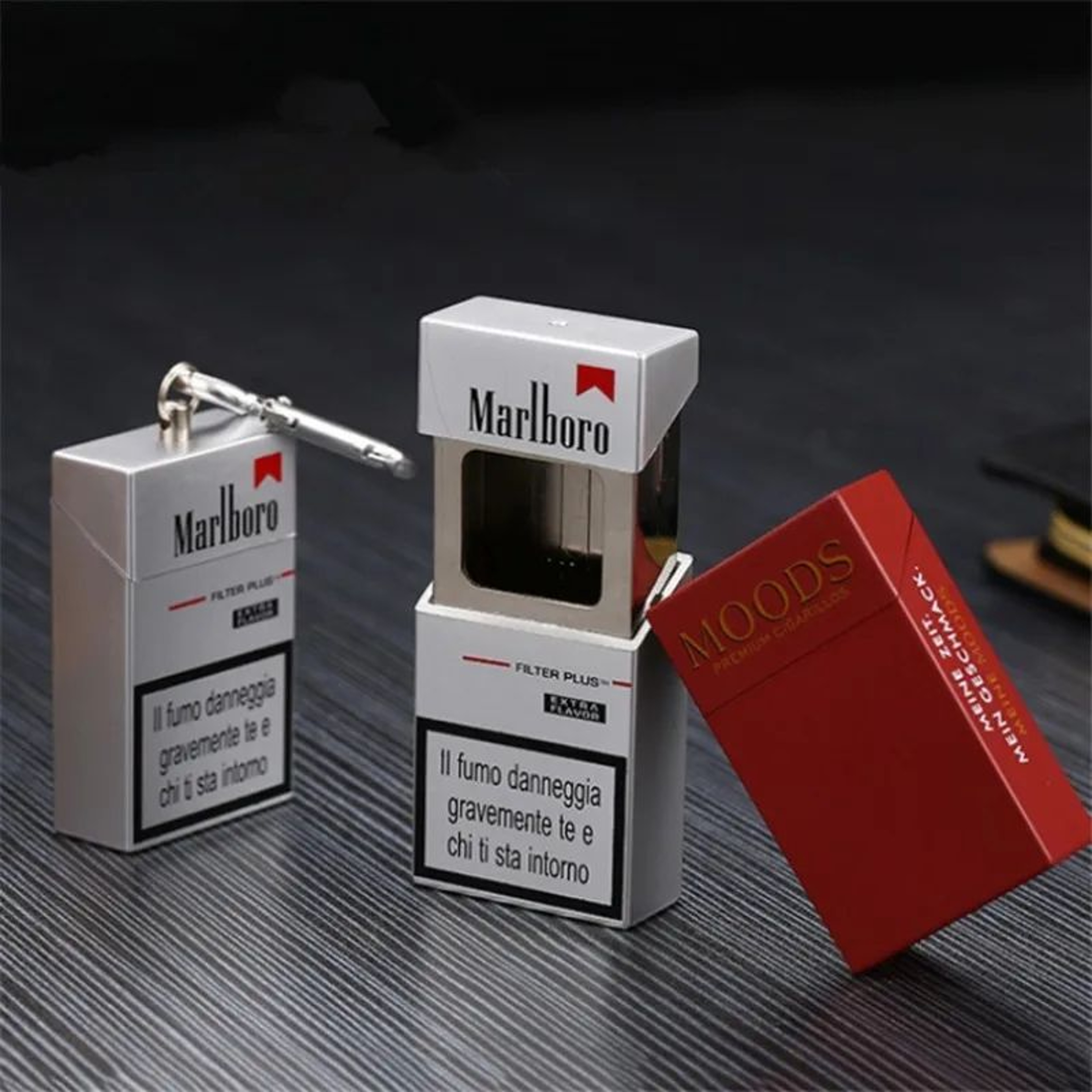 Portable Pocket Mini Ashtray Smoking Storage Box 2