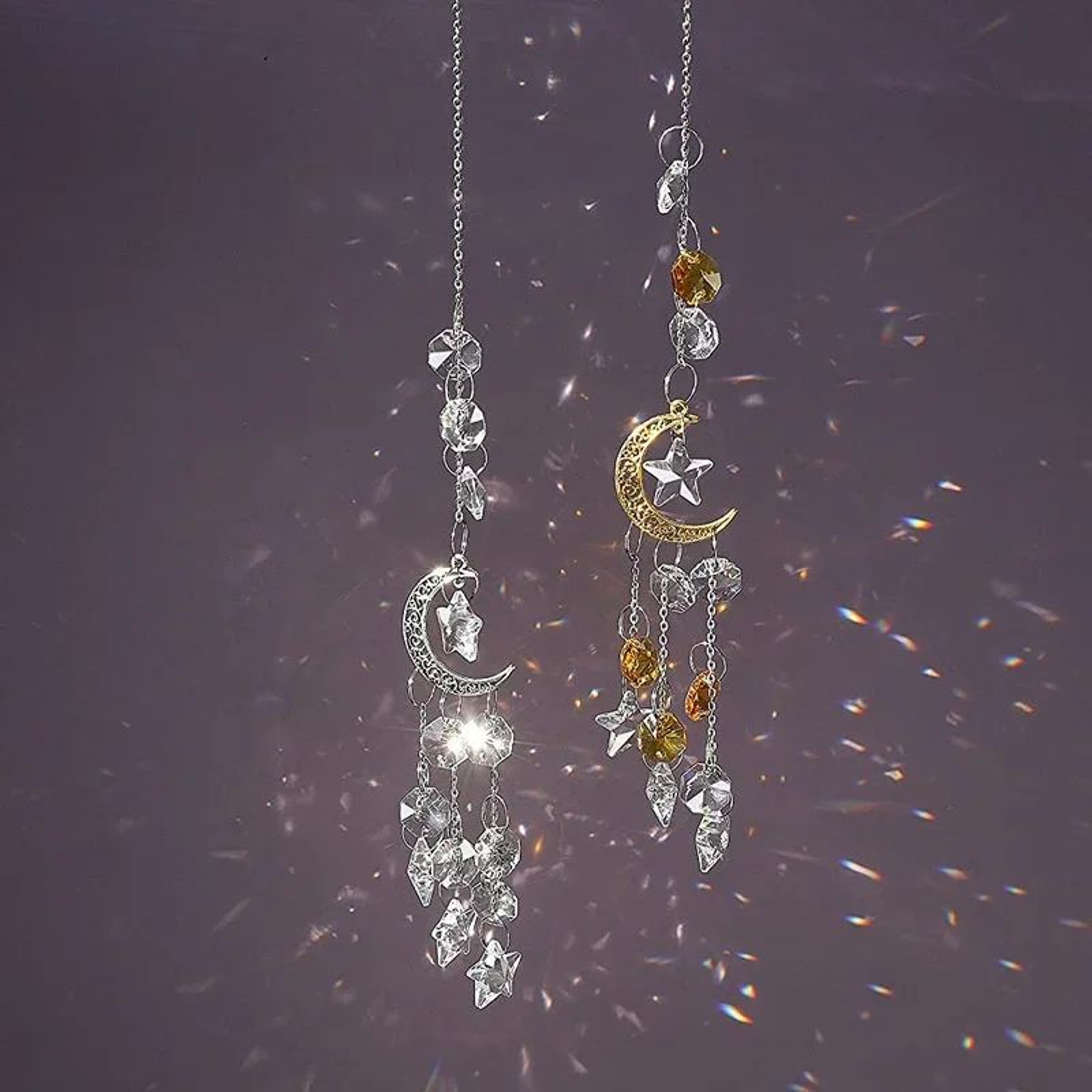 Crystal Rainbow Sun Catcher Glass Prism Hanging Decor 3