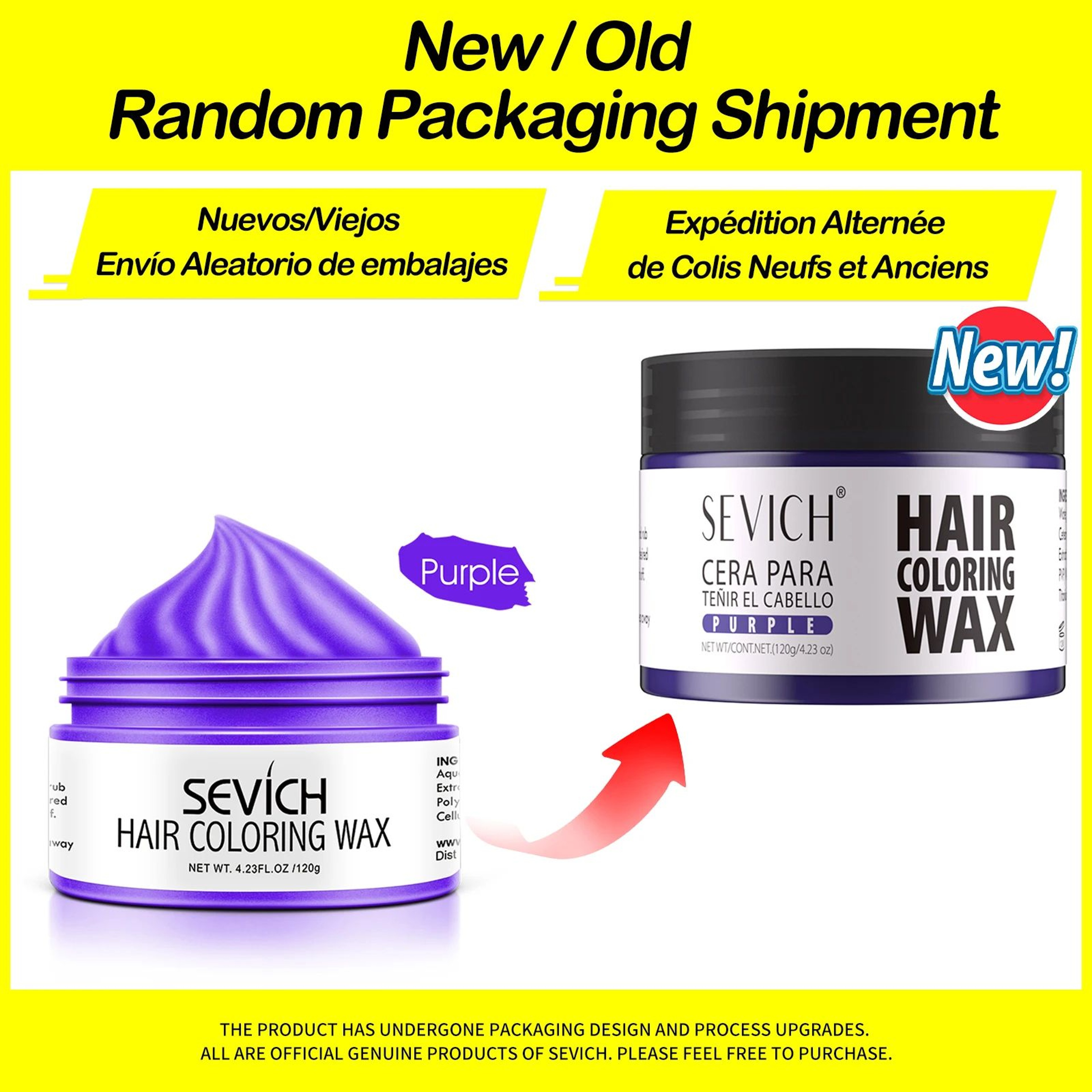 Sevich Temporary Hair Color Wax Washable Styling Cream 14