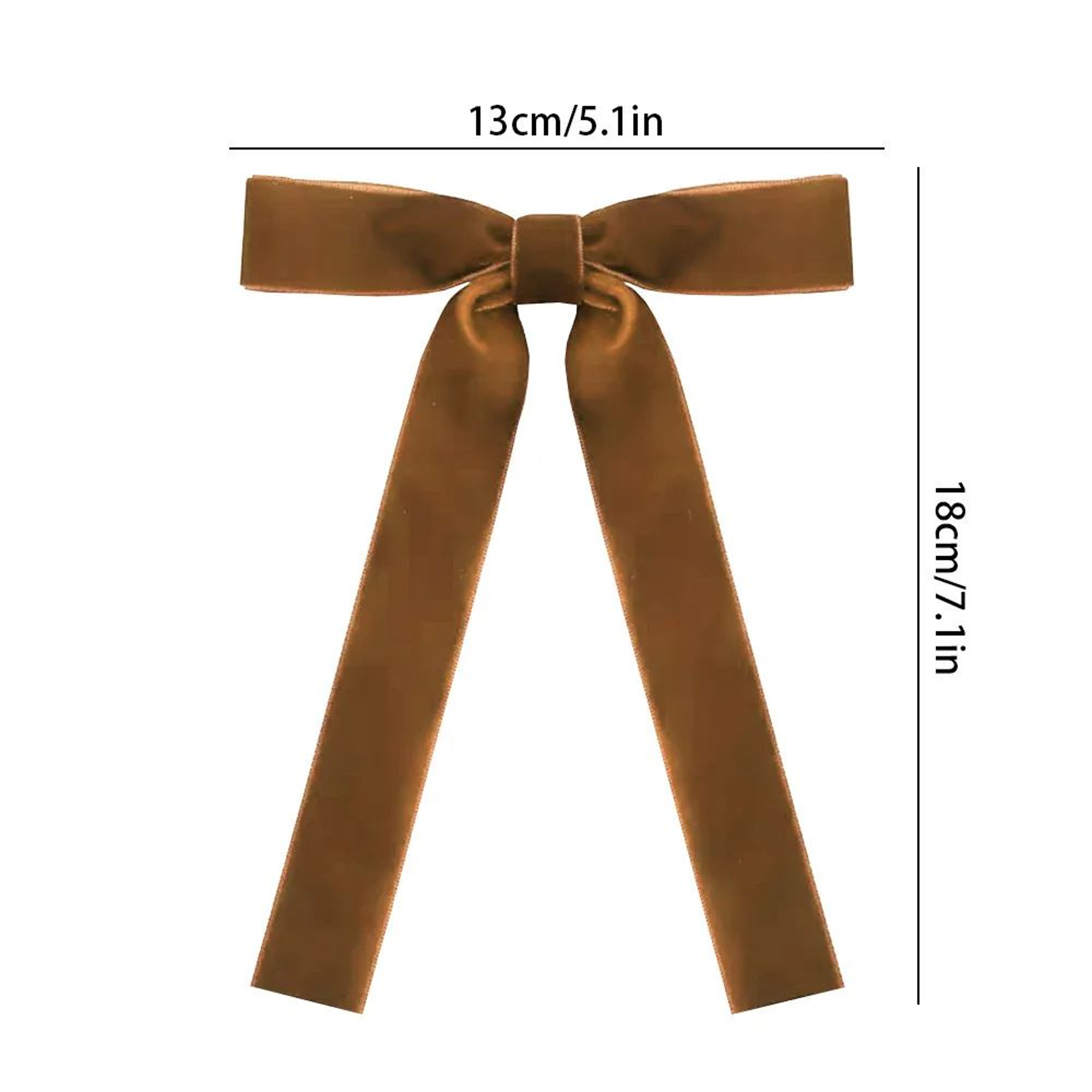 Velvet Ribbon Christmas Tree Bow Decorations Set 15