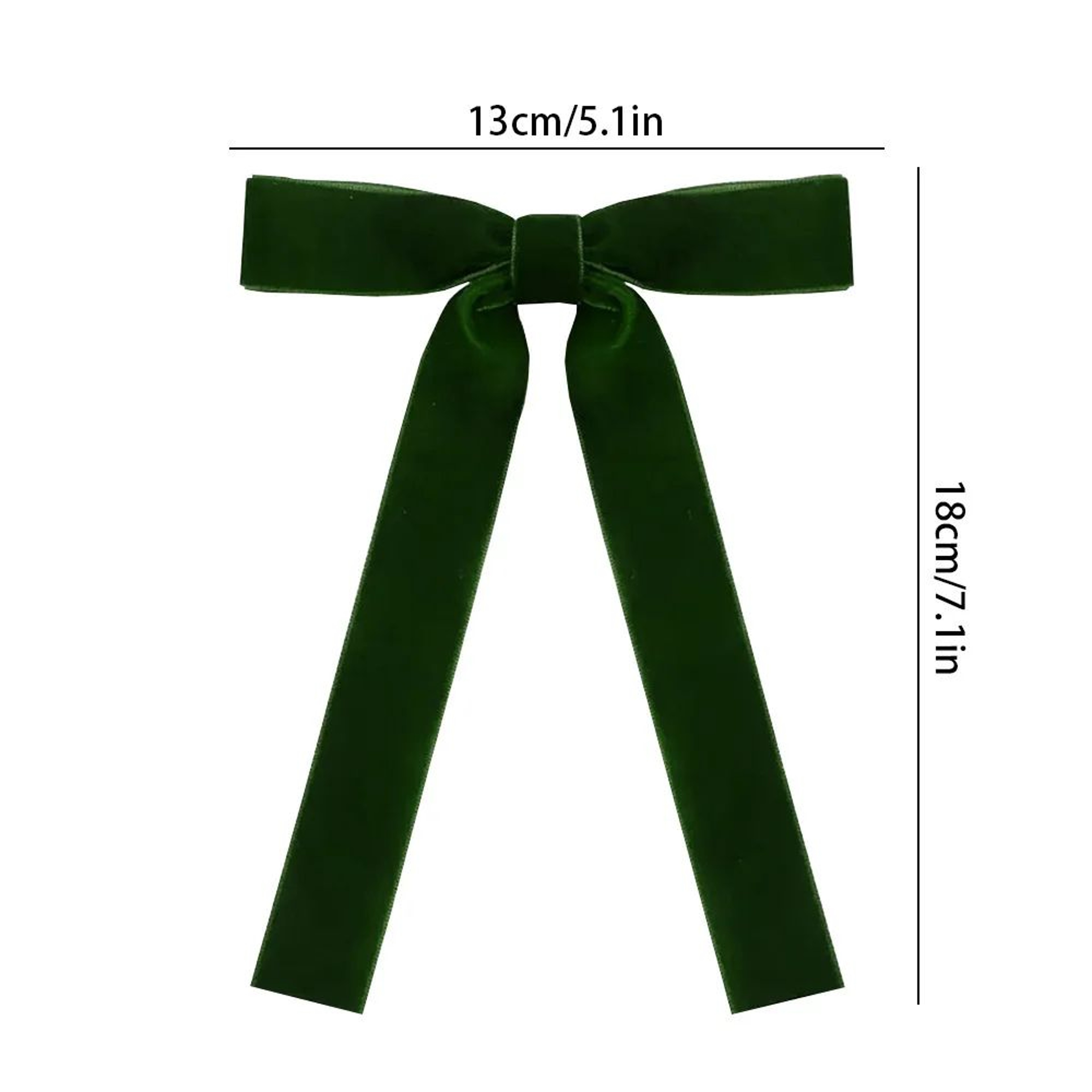 Velvet Ribbon Christmas Tree Bow Decorations Set 17