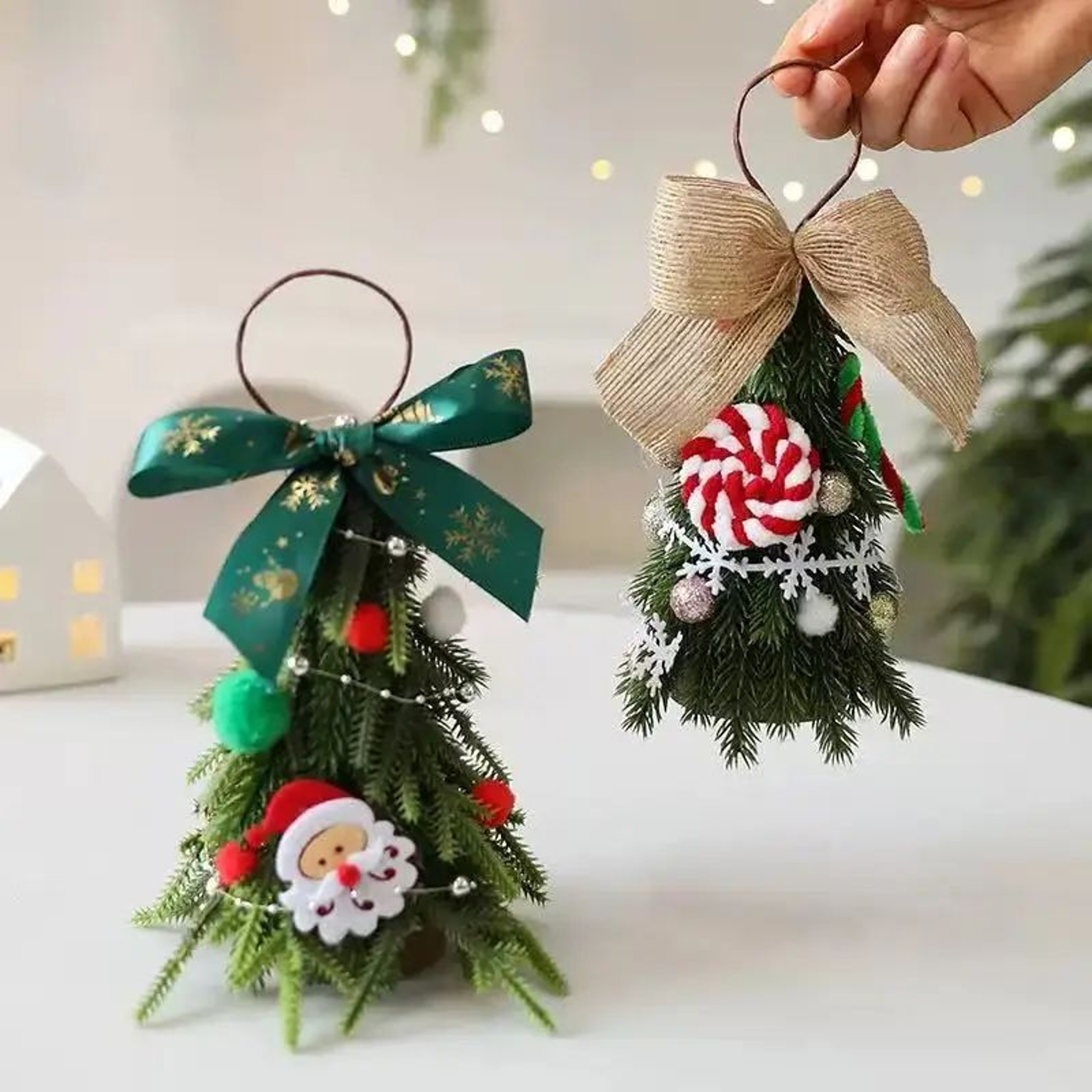 Mini Christmas Tree Desktop Decoration For Home And Office 0