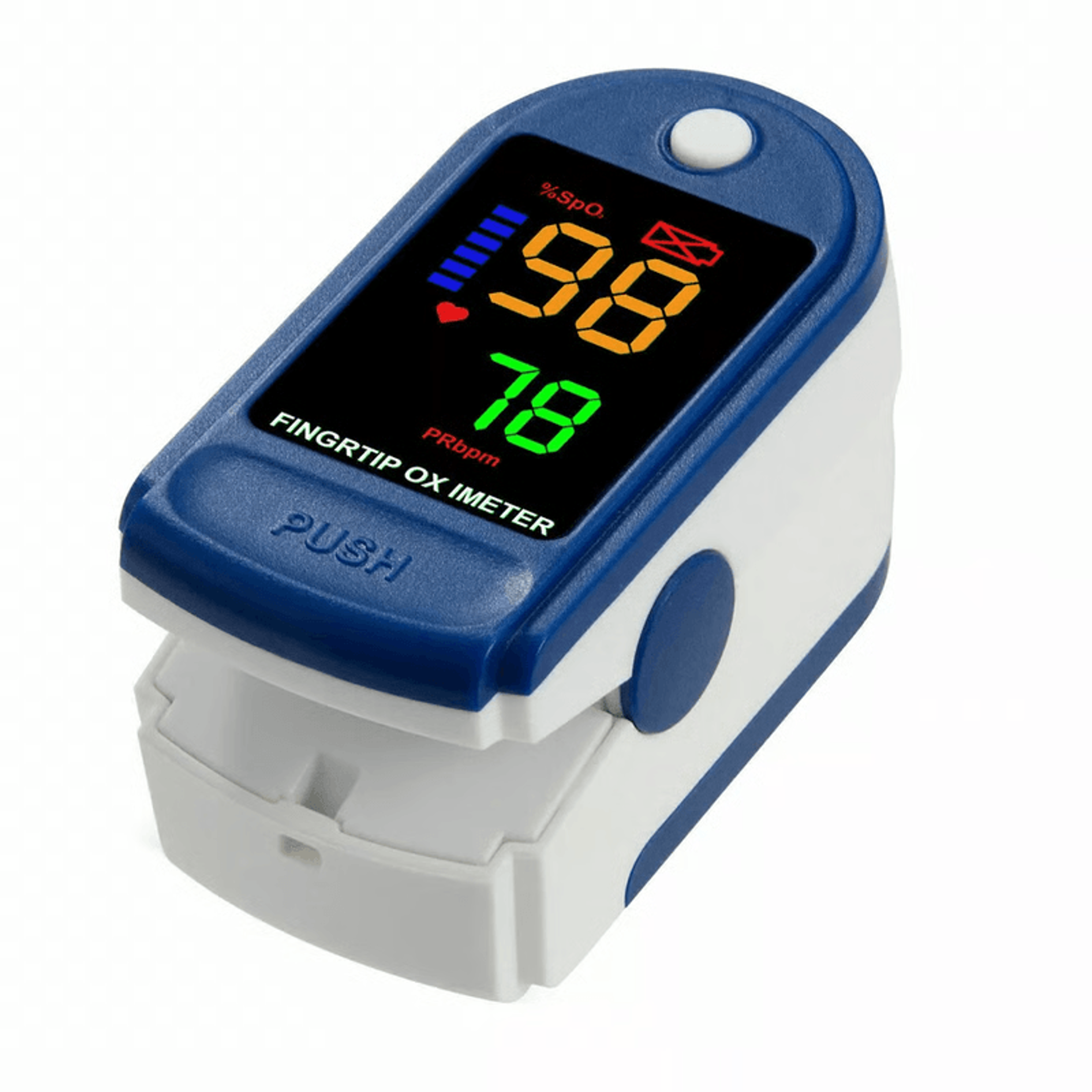 Fingertip Pulse Oximeter  Portable SpO2 Oxygen Saturation  Heart Rate Monitor 7