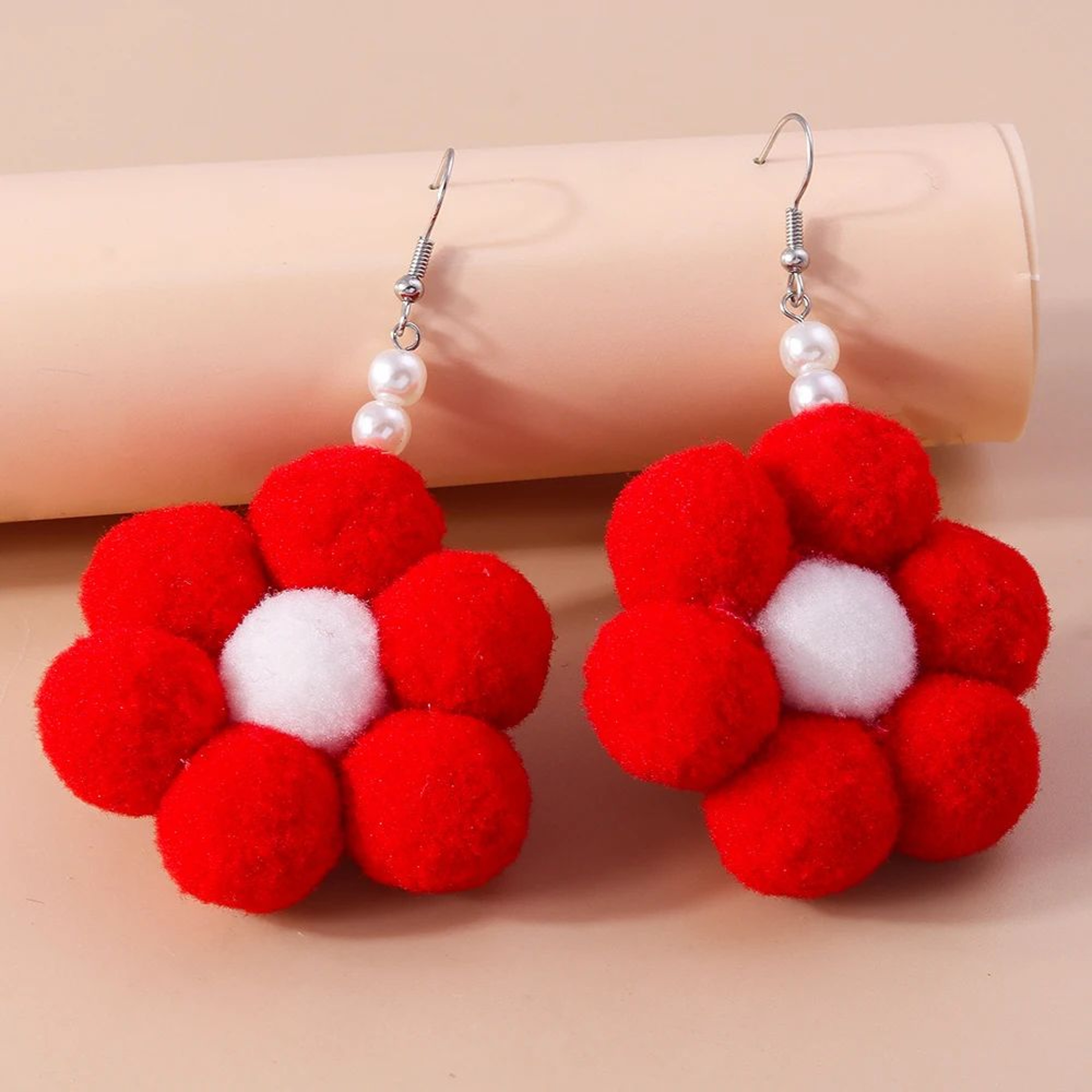 Cute Christmas Tree Star Drop Earrings 16