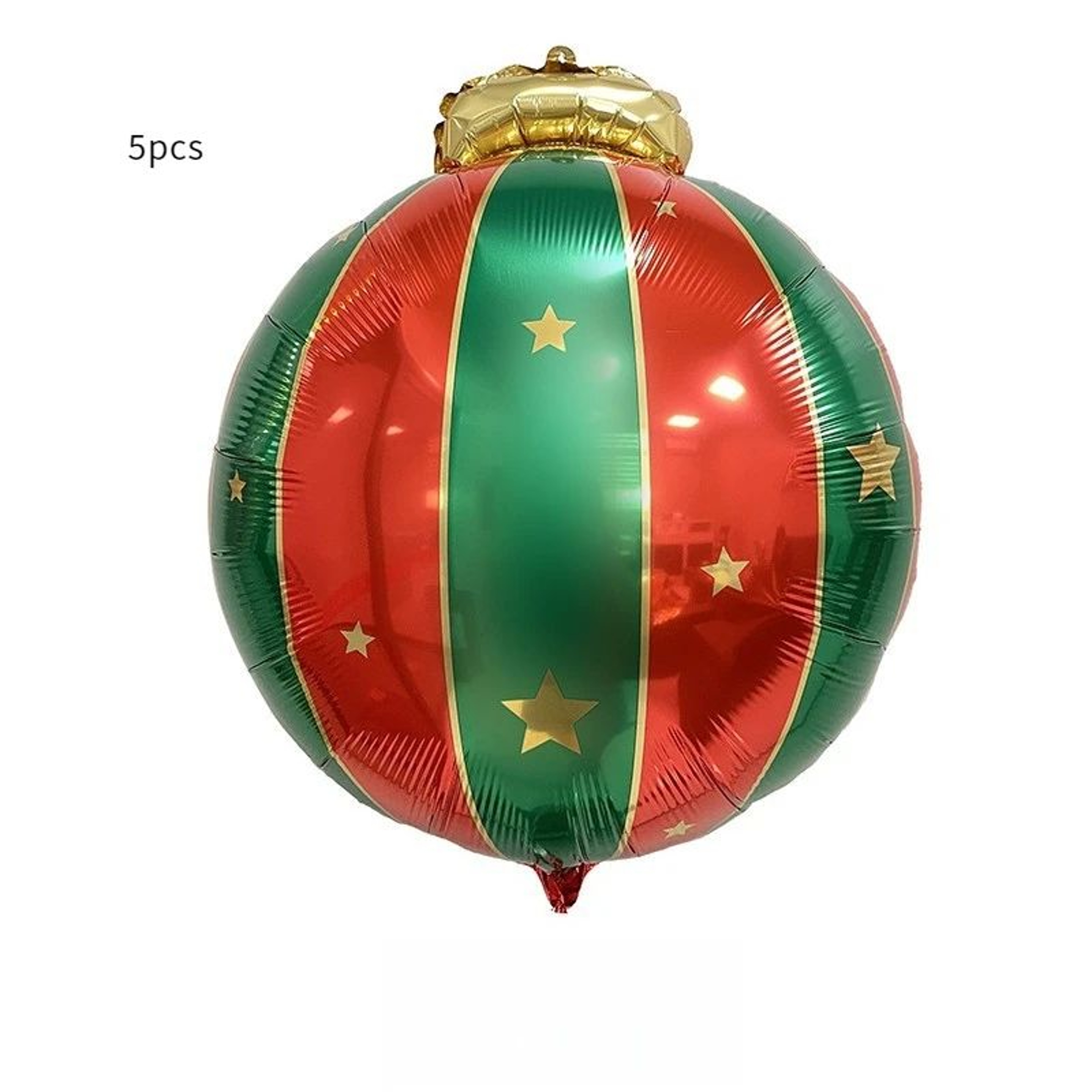 Christmas Star Foil Balloon Decoration Set 5pcs 6