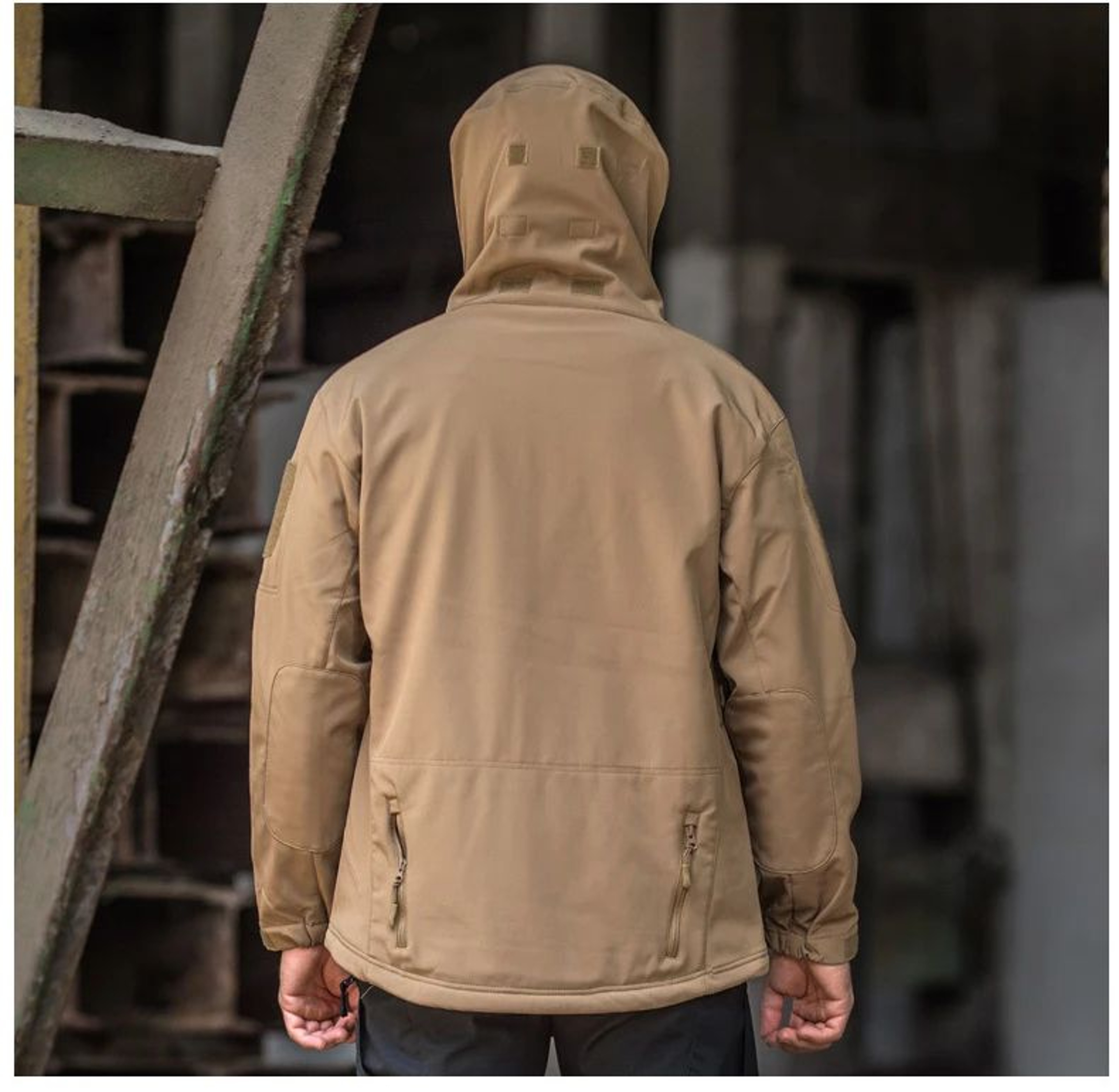 TRAF Shark Skin Tactical Jacket Windproof Waterproof Hooded Coat 13