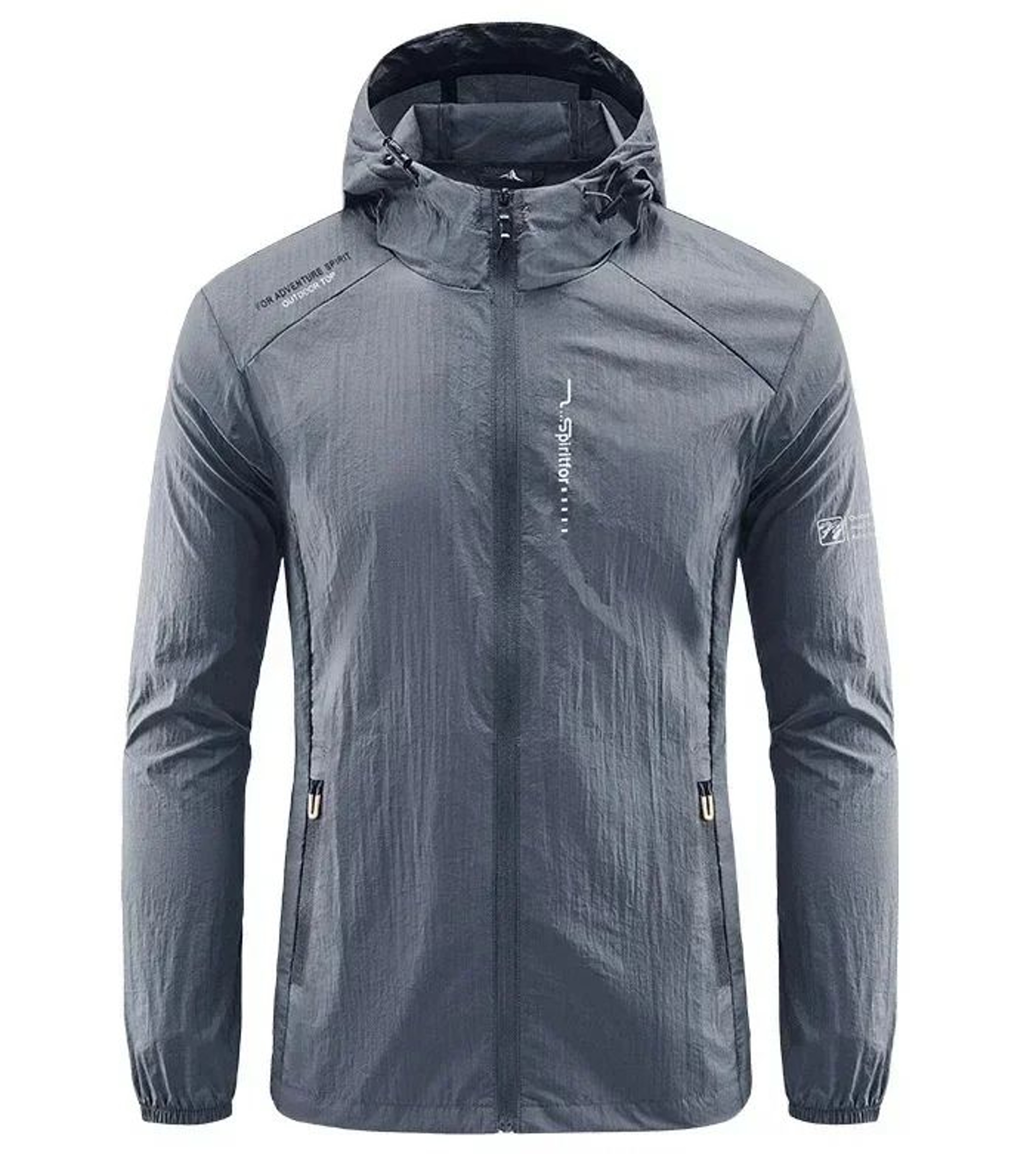 Mens UPF 50 UV Protection Windbreaker Lightweight Hooded Sun Jacket 4