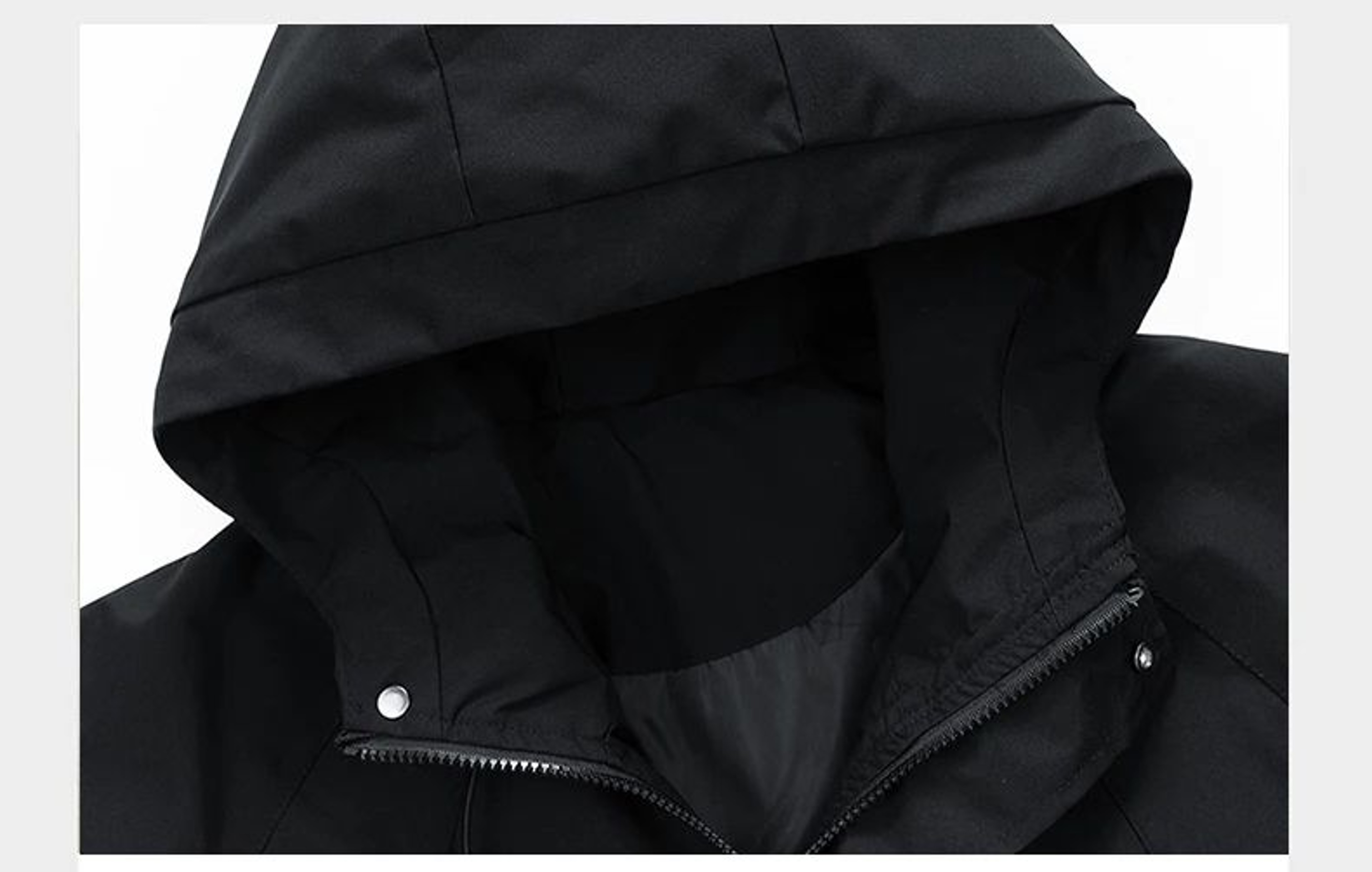Mens Hooded Cargo Windbreaker Waterproof Softshell Hiking Jacket 8