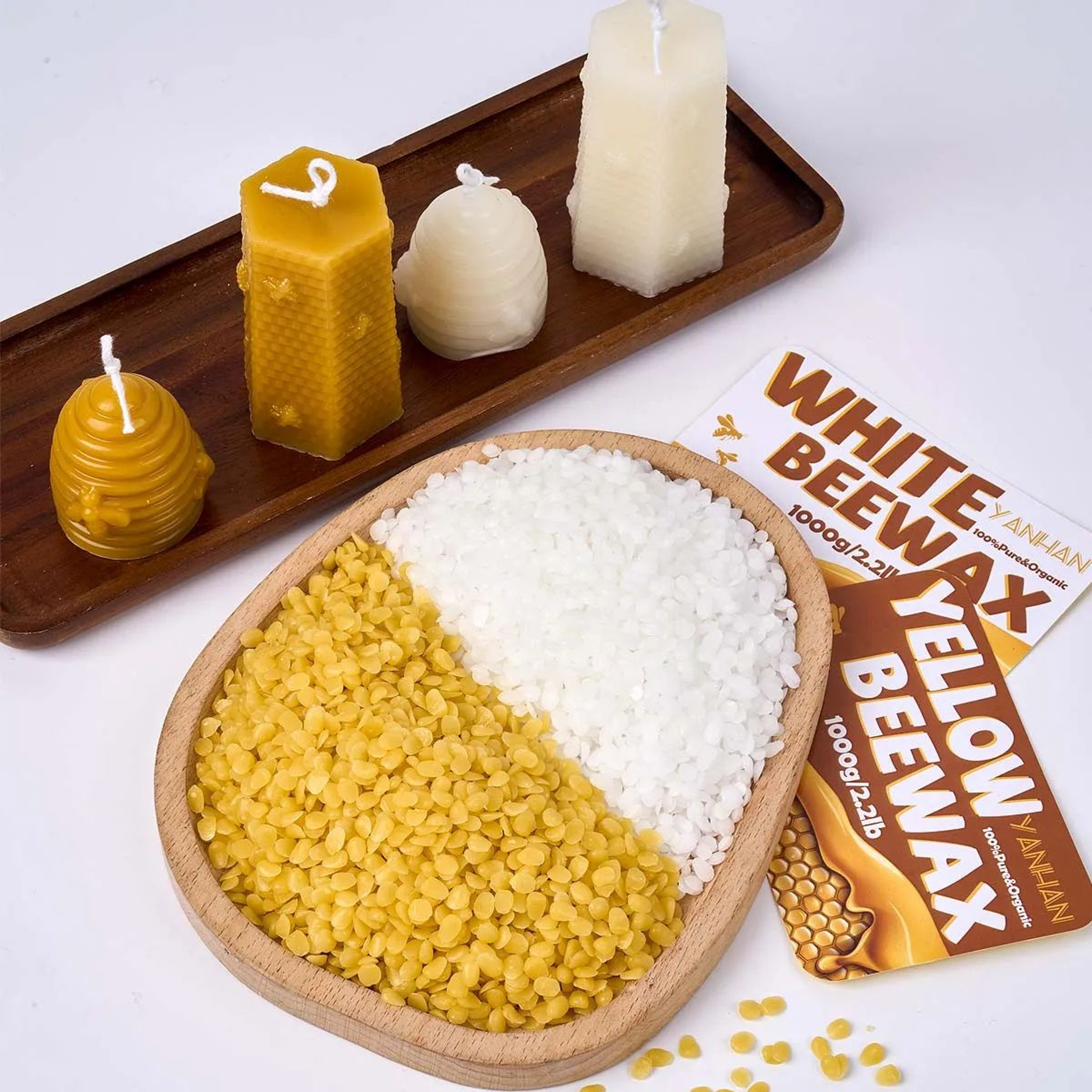Pure Natural Granular Beeswax For Candle Making 1
